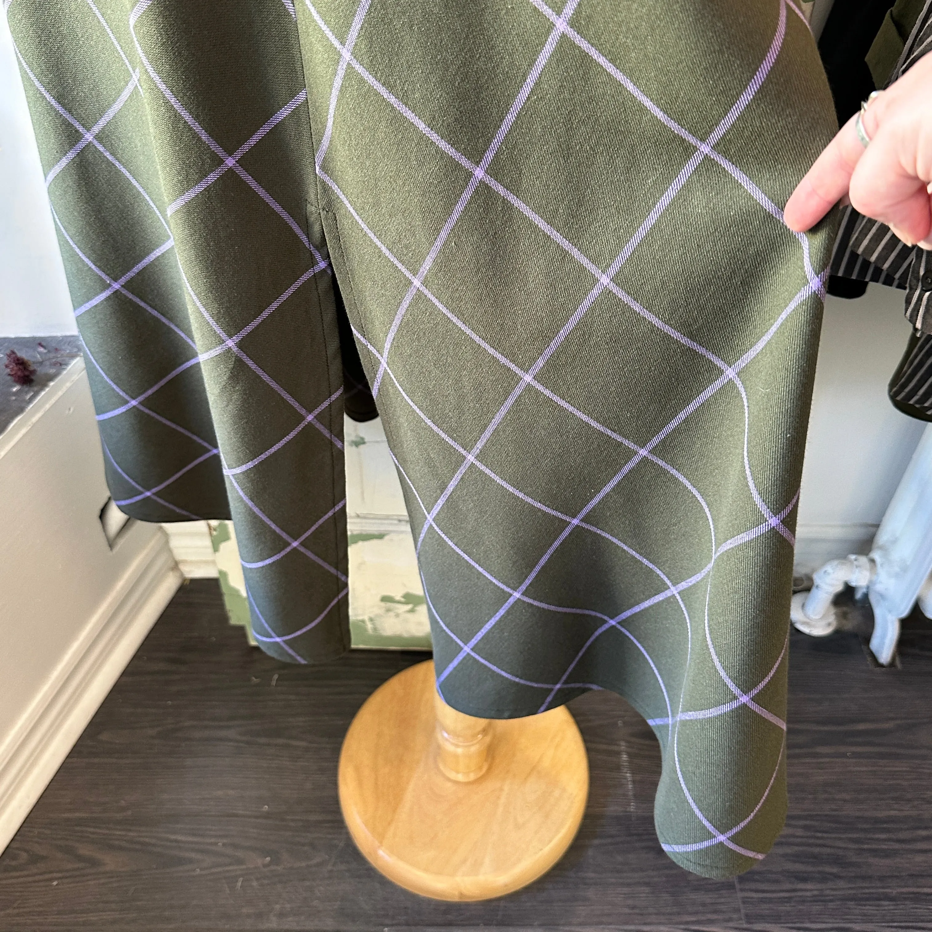 Eve Gravel // Meharry Skirt Green/ Lavender sold by Coal Miner's Daughter product image thumbnail 4
