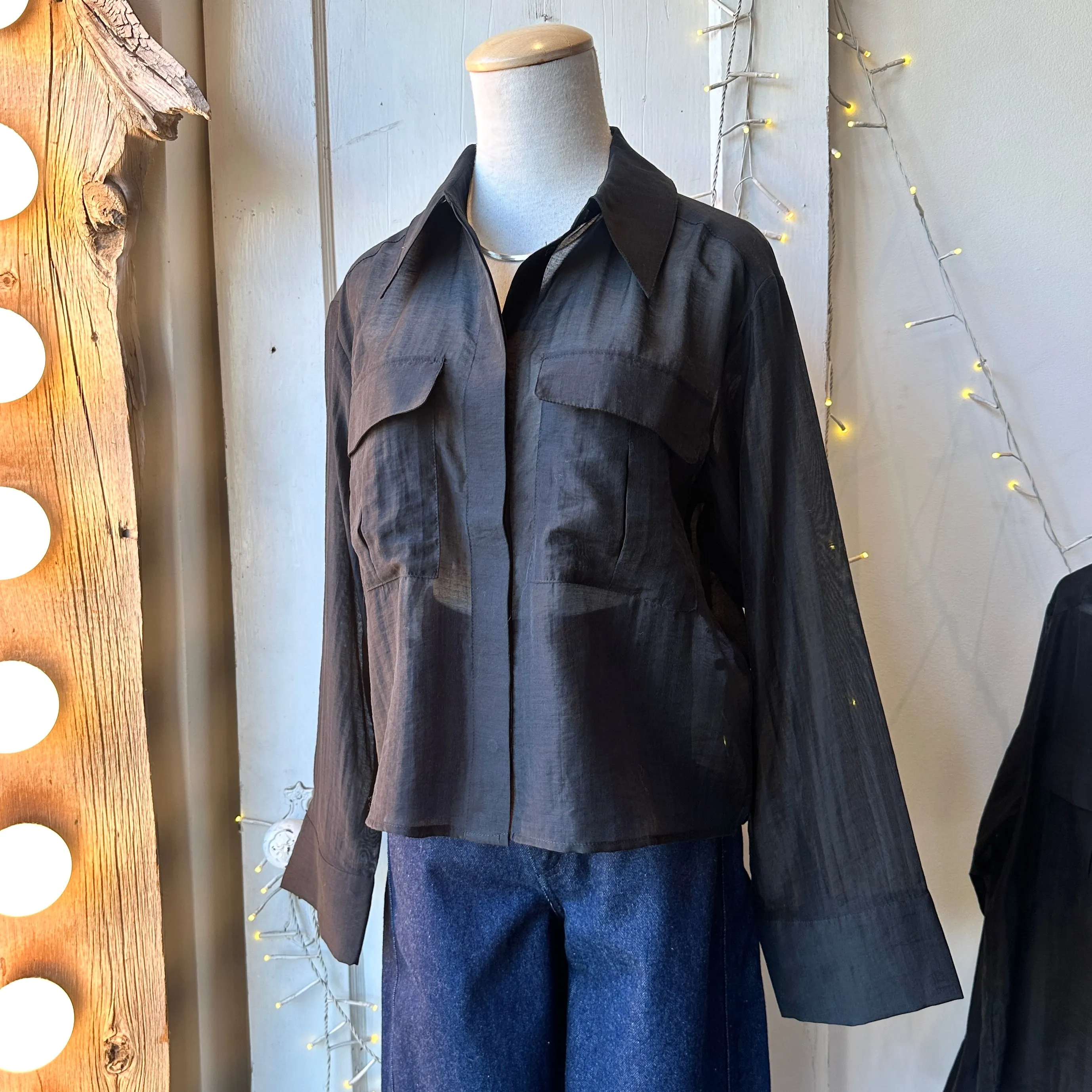 Minimum // Kiras Shirt Black sold by Coal Miner's Daughter