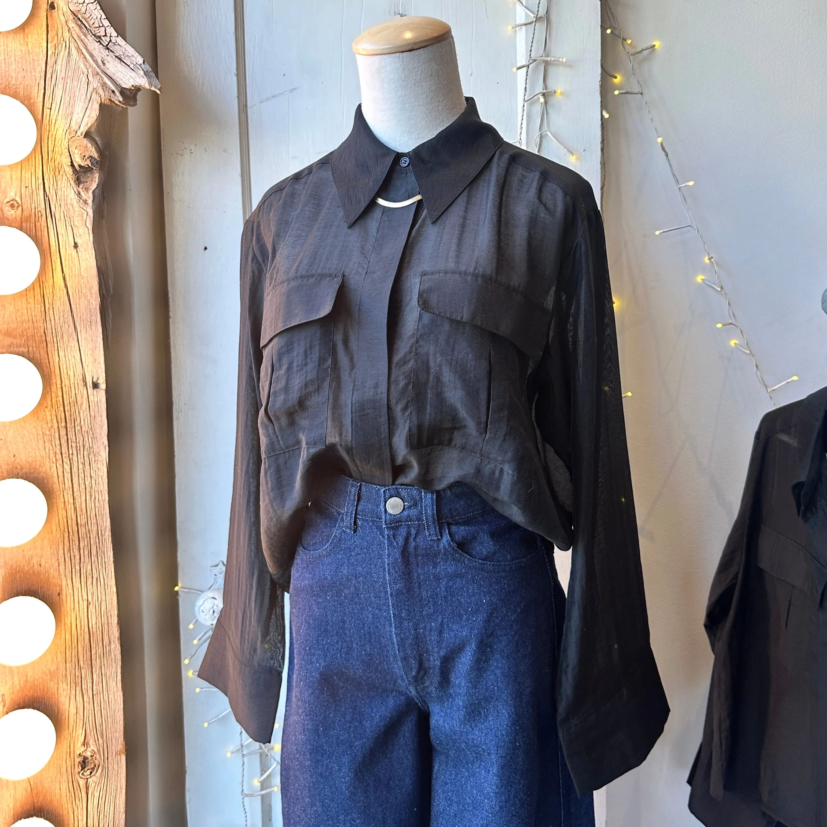 Minimum // Kiras Shirt Black sold by Coal Miner's Daughter product image thumbnail 3