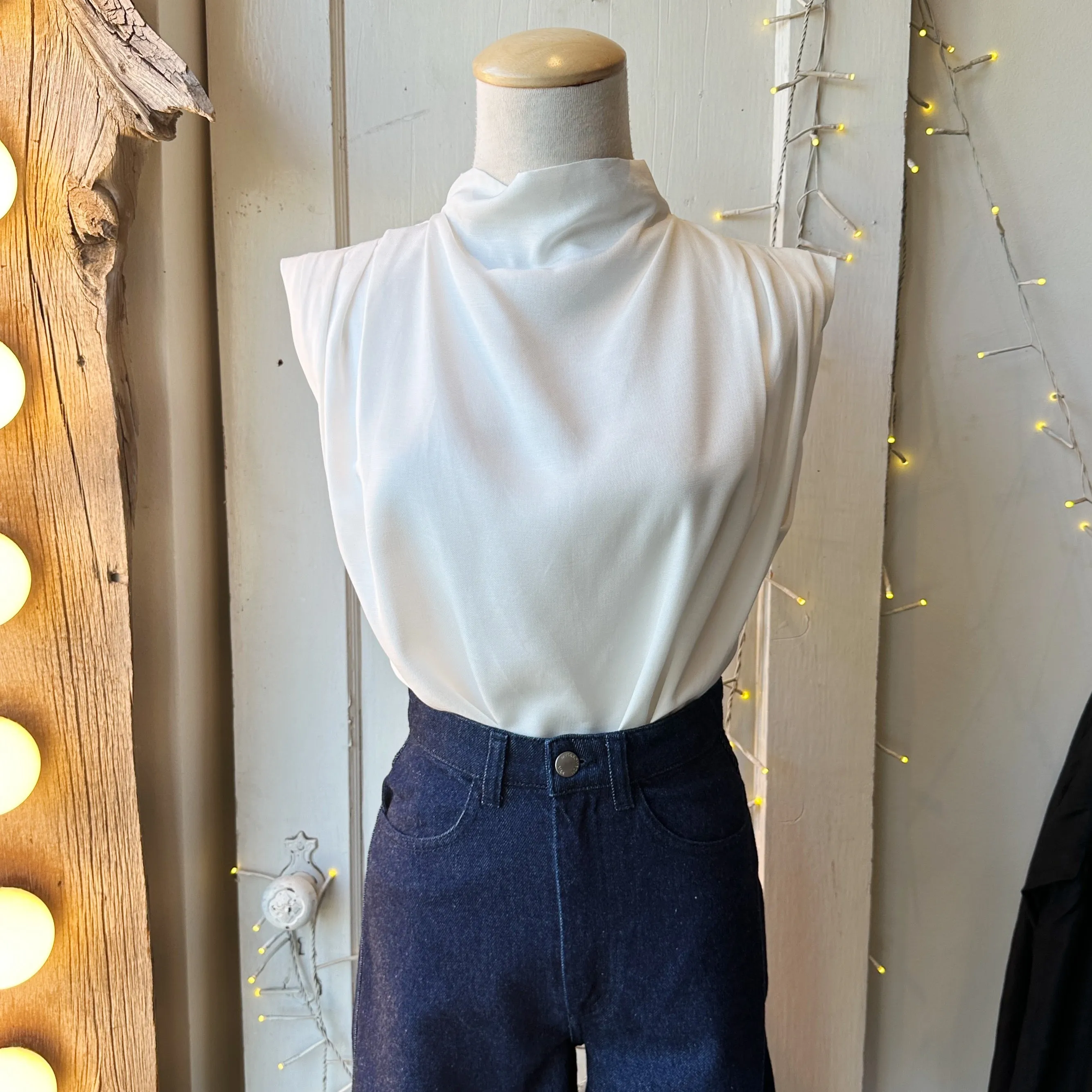 Melissa Nepton // Ava Top Off White sold by Coal Miner's Daughter