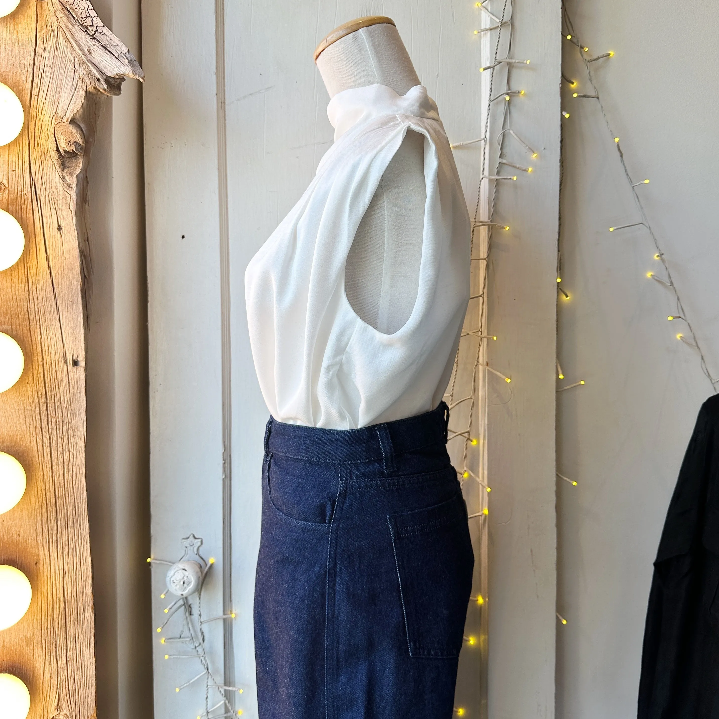 Melissa Nepton // Ava Top Off White sold by Coal Miner's Daughter product image thumbnail 4