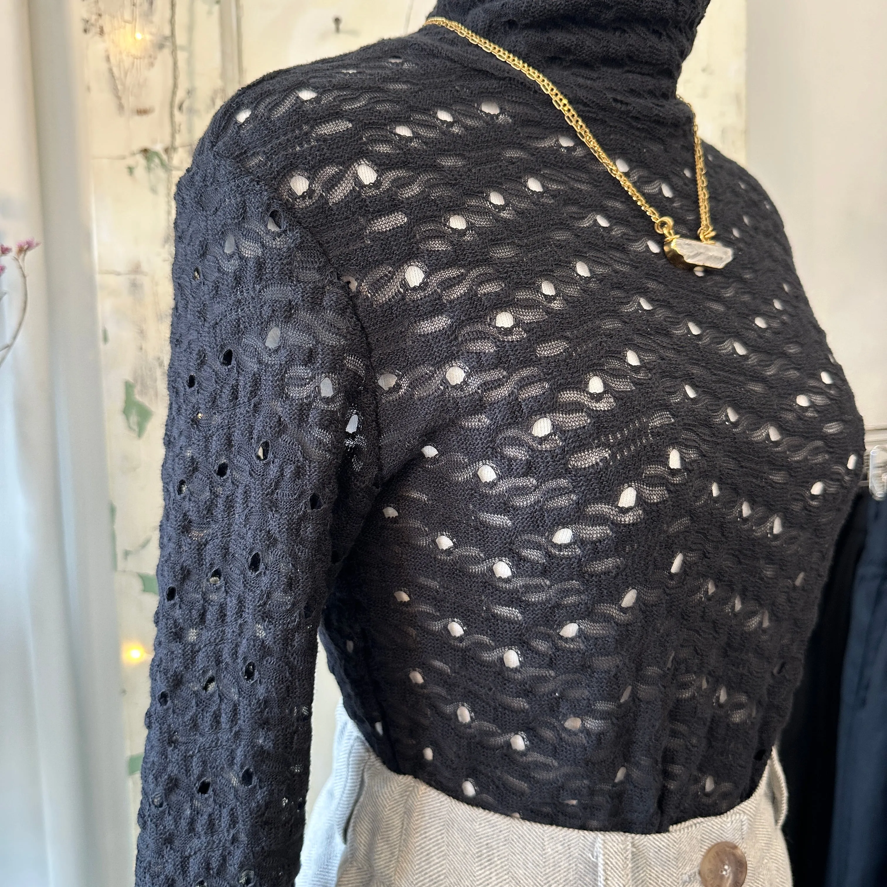 Cokluch // Heritage Top Black Tricot Ondine sold by Coal Miner's Daughter product image thumbnail 2