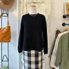 Indi & Cold // Black Cotton Knit Sweater sold by Coal Miner's Daughter