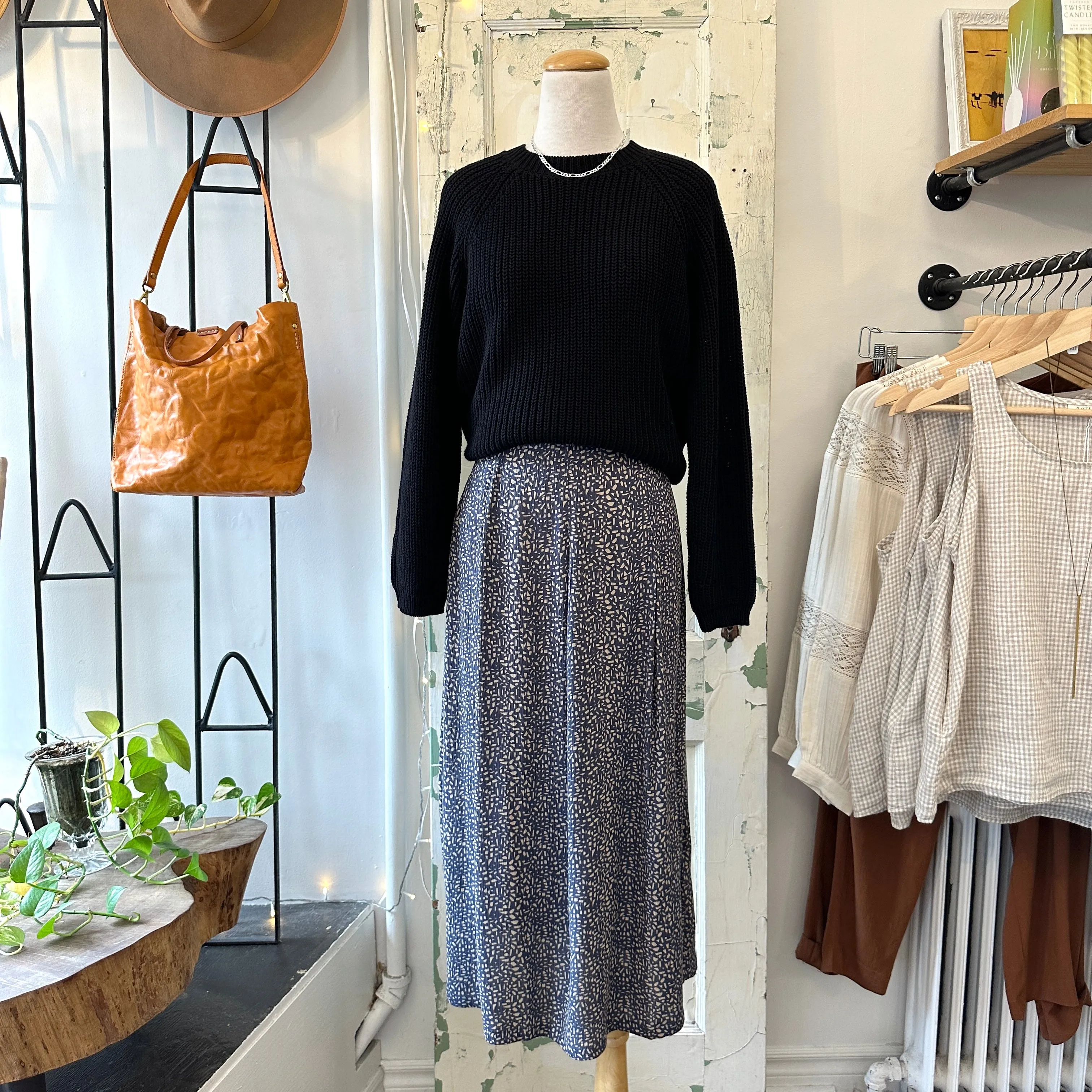 Indi & Cold // Noche Print Skirt sold by Coal Miner's Daughter