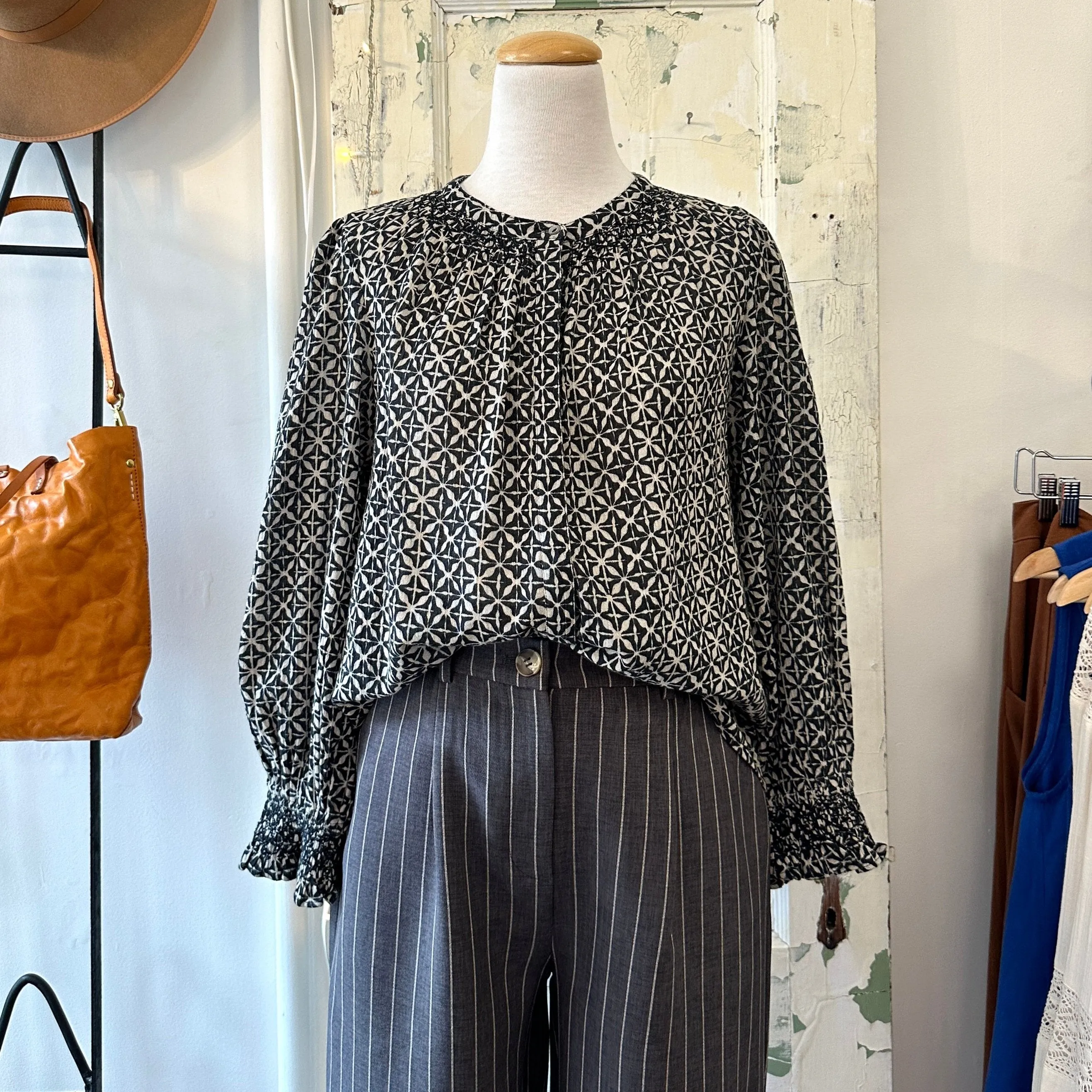 Indi & Cold // Star Flower Blouse Last Size XL sold by Coal Miner's Daughter