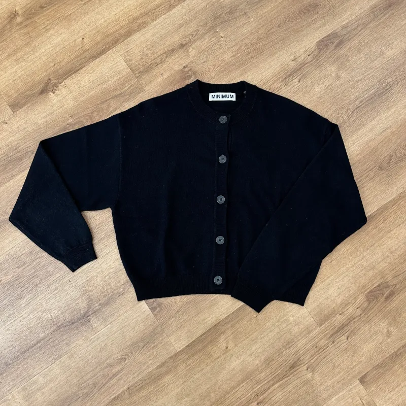 Minimum // Assiana Cardigan Black sold by Coal Miner's Daughter
