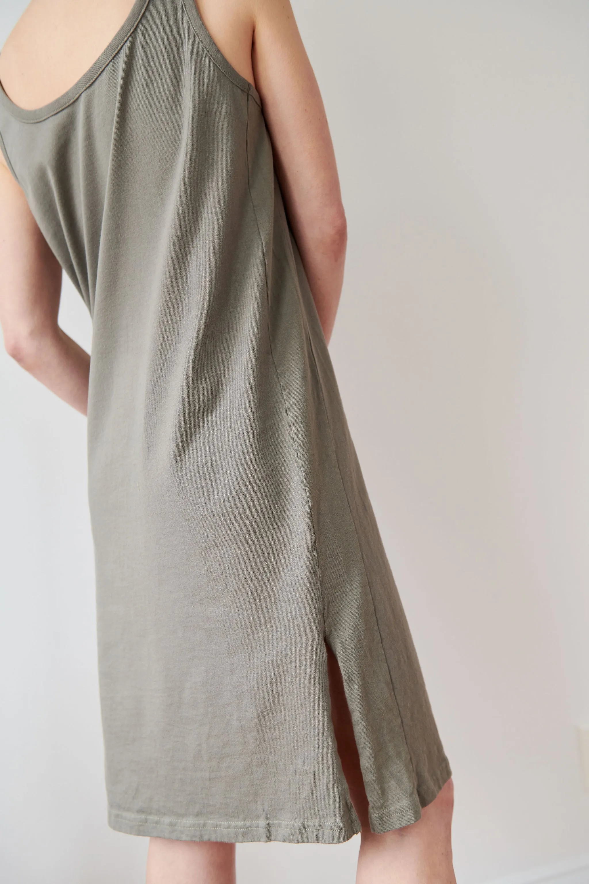Boatneck Dress : Fir sold by Wol Hide