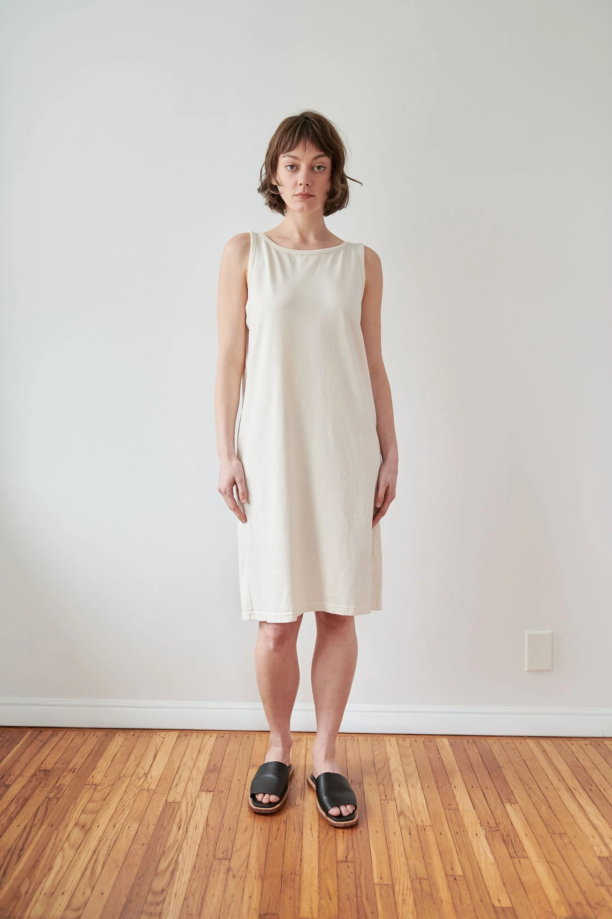 Boatneck Dress : Natural sold by Wol Hide product image thumbnail 5