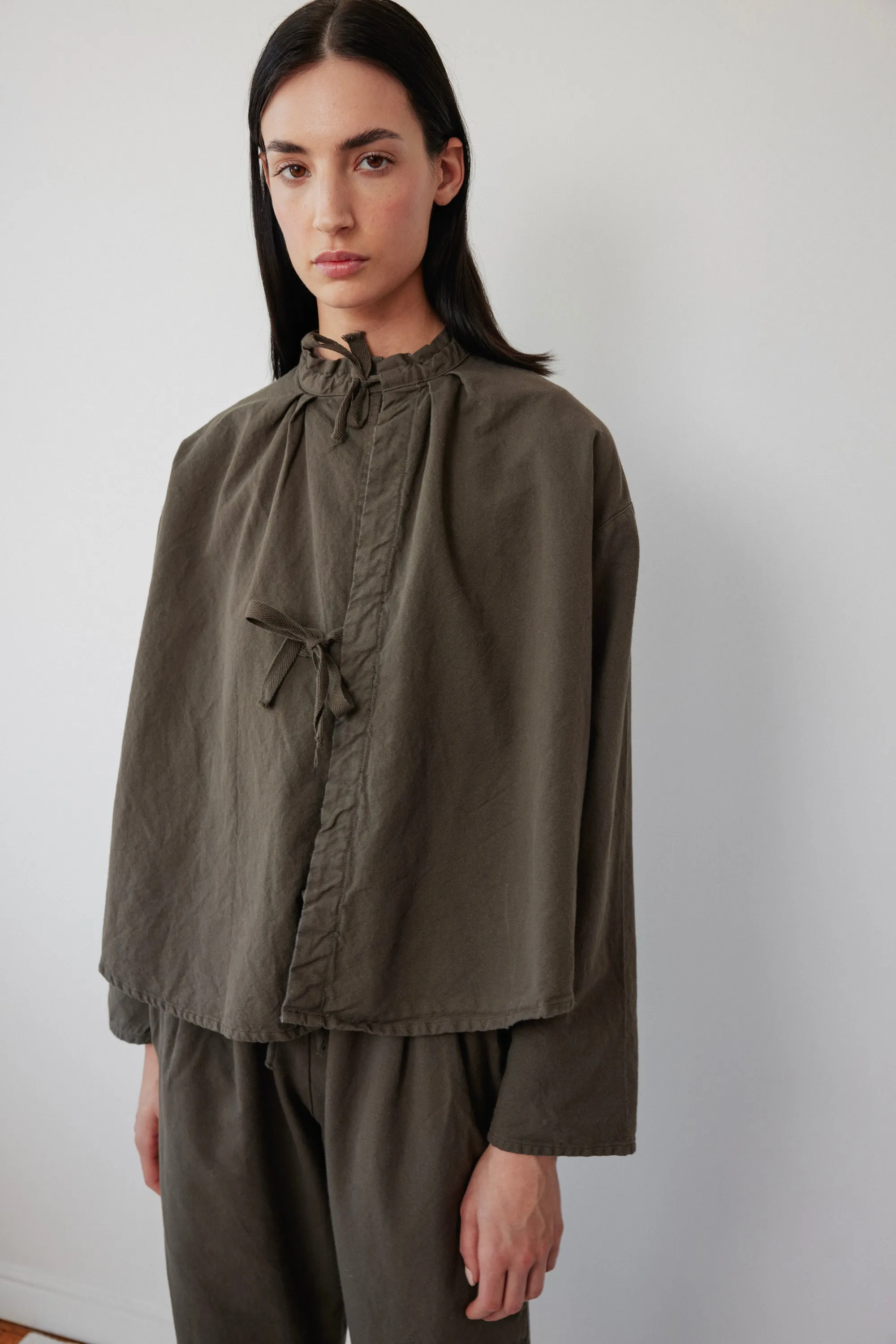 Drawstring Jacket : Suede sold by Wol Hide