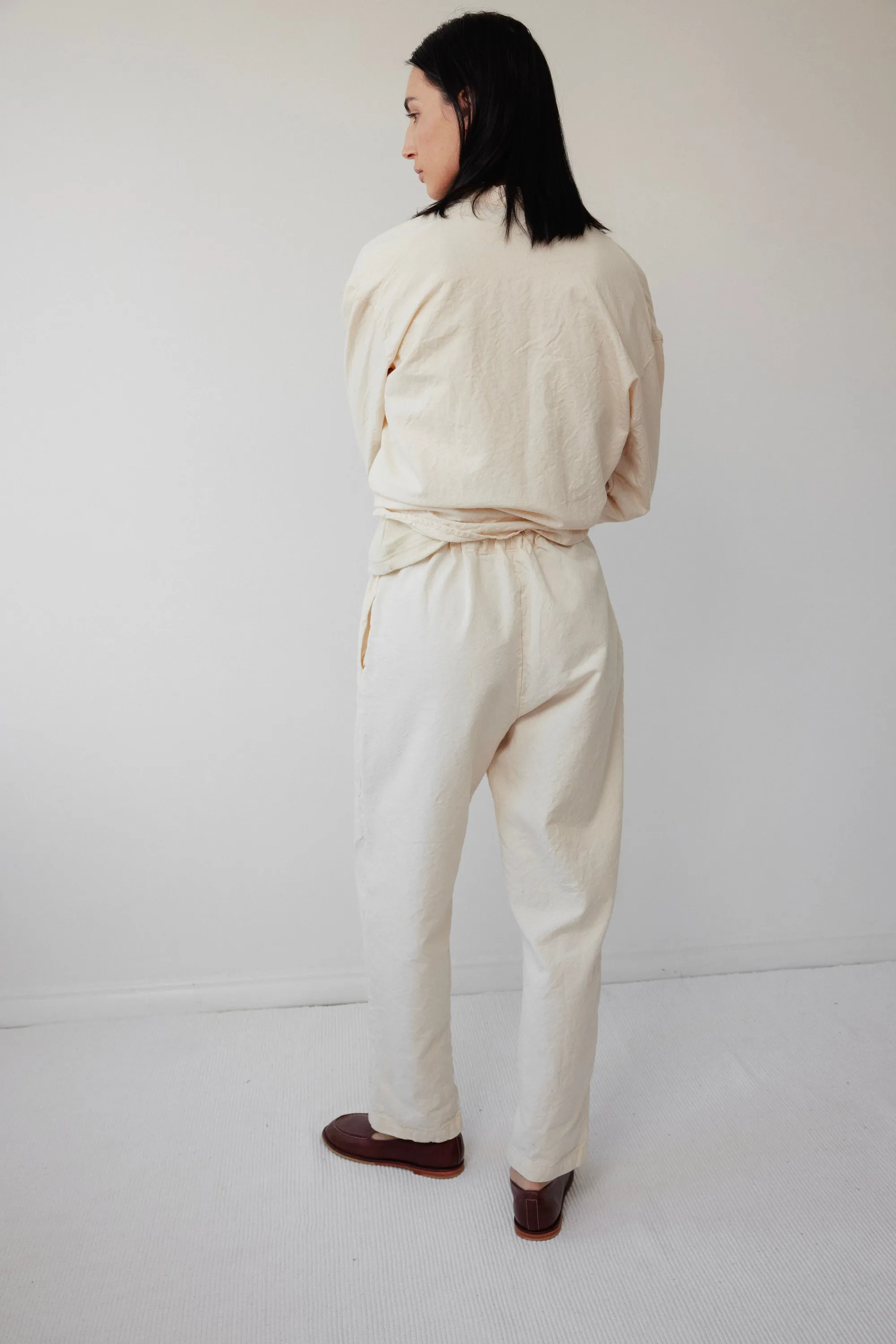 Drawstring Trouser : Natural sold by Wol Hide product image thumbnail 3