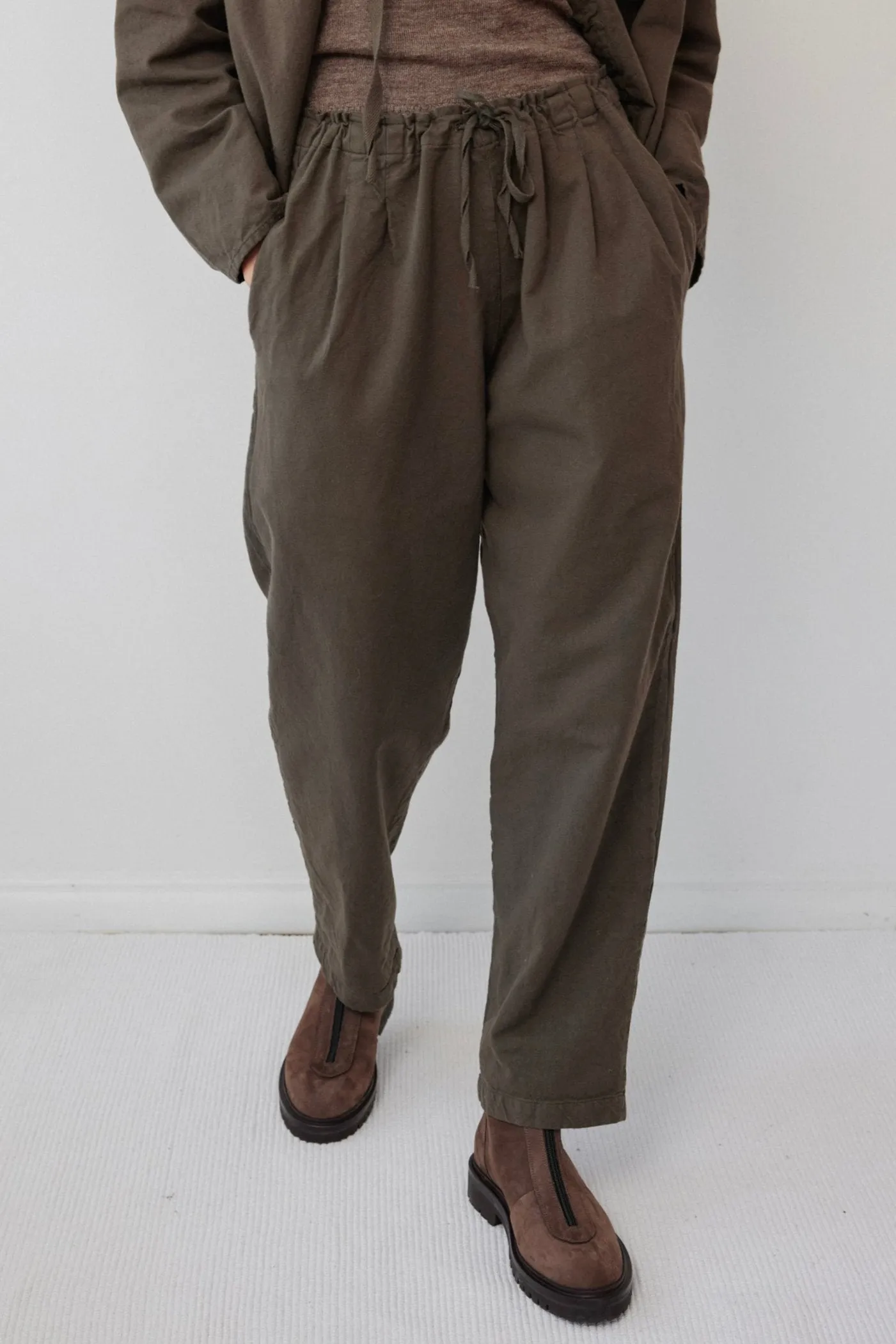 Drawstring Trouser : Suede sold by Wol Hide product image thumbnail 4