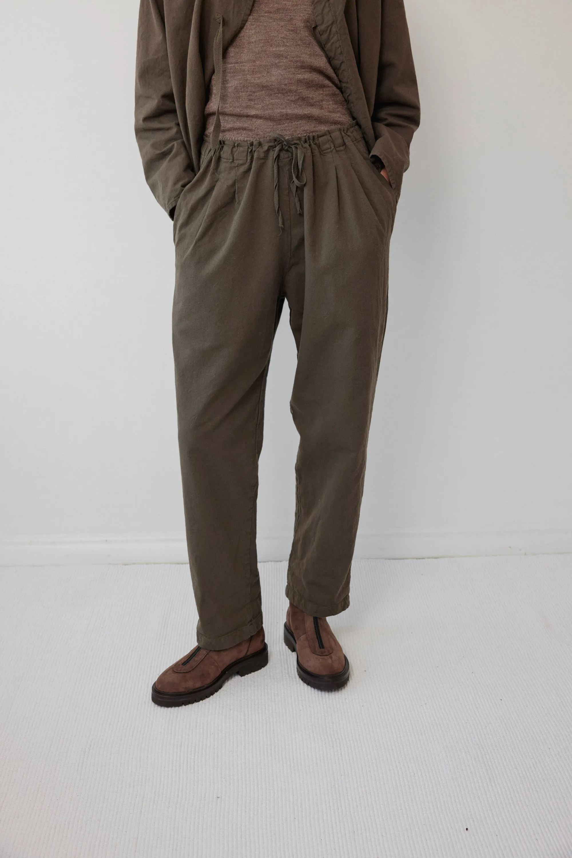 Drawstring Trouser : Suede sold by Wol Hide