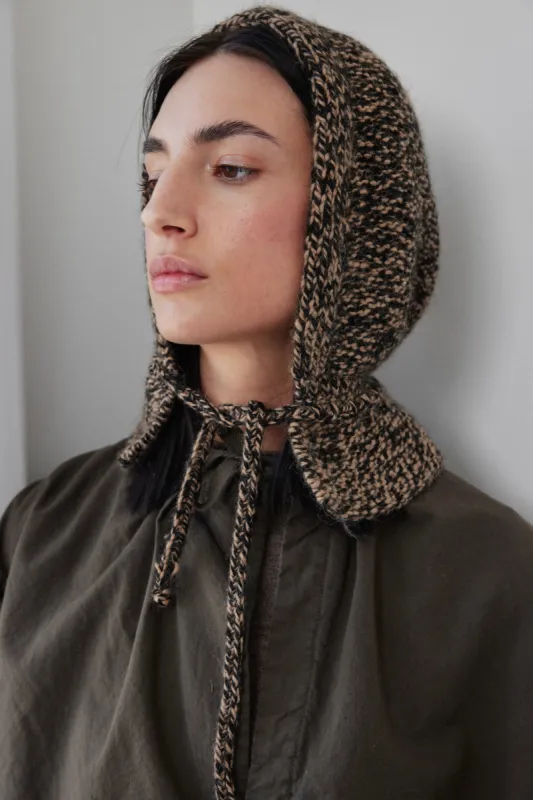 Handknit Hood : Sable sold by Wol Hide