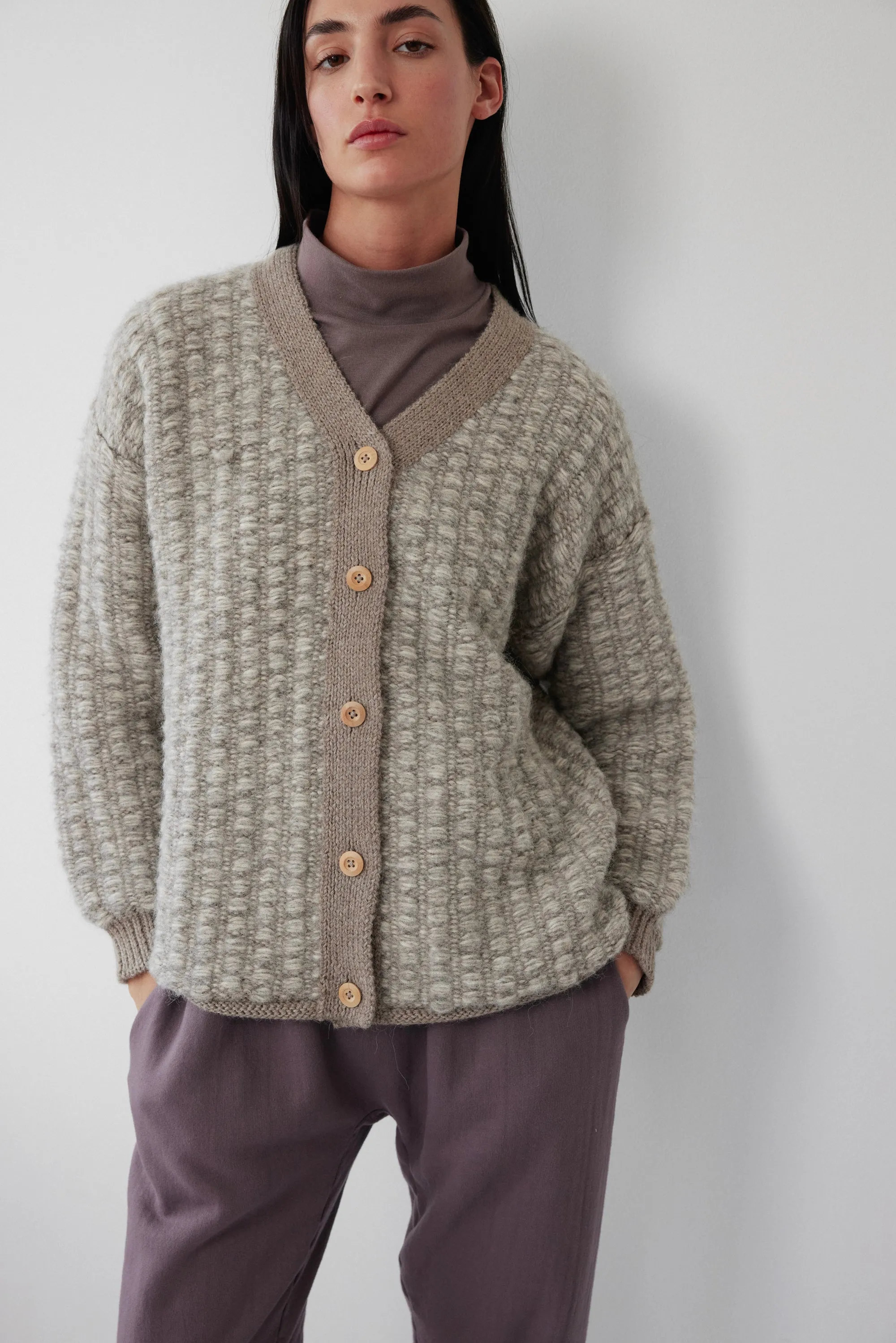 Knit / Weave Jacket : Slate sold by Wol Hide product image thumbnail 3