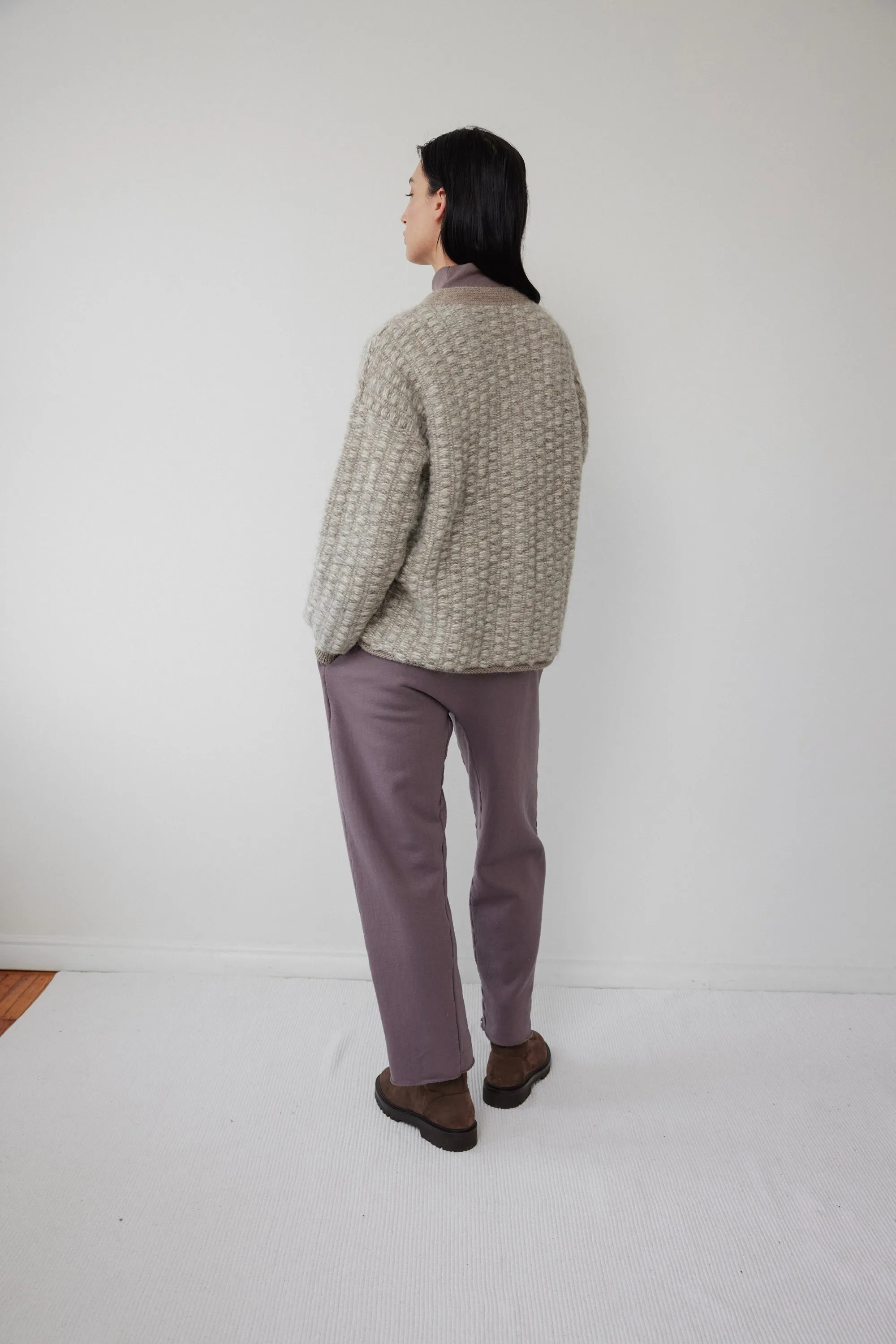 Knit / Weave Jacket : Slate sold by Wol Hide product image thumbnail 5
