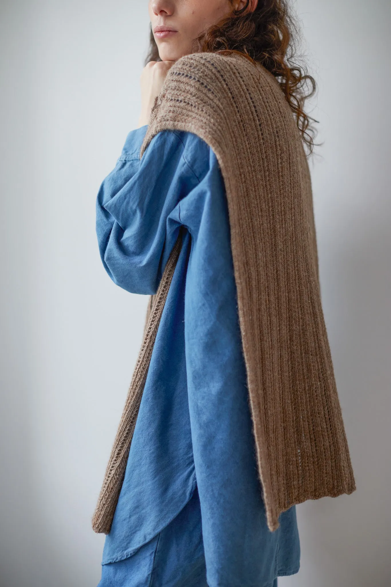 Lace Open Vest : Earth (Archive Sale) sold by Wol Hide product image thumbnail 4