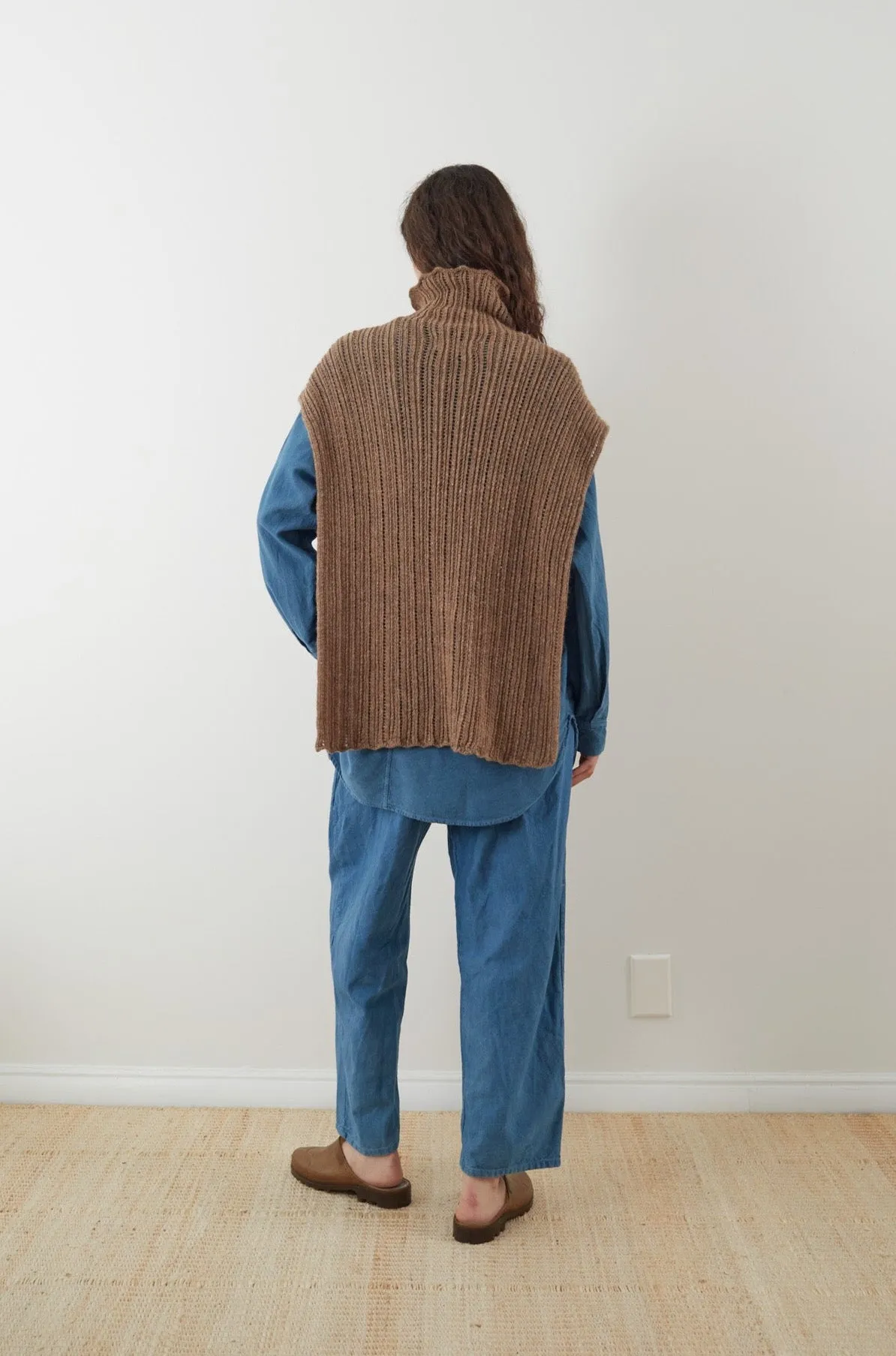 Lace Open Vest : Earth (Archive Sale) sold by Wol Hide product image thumbnail 5