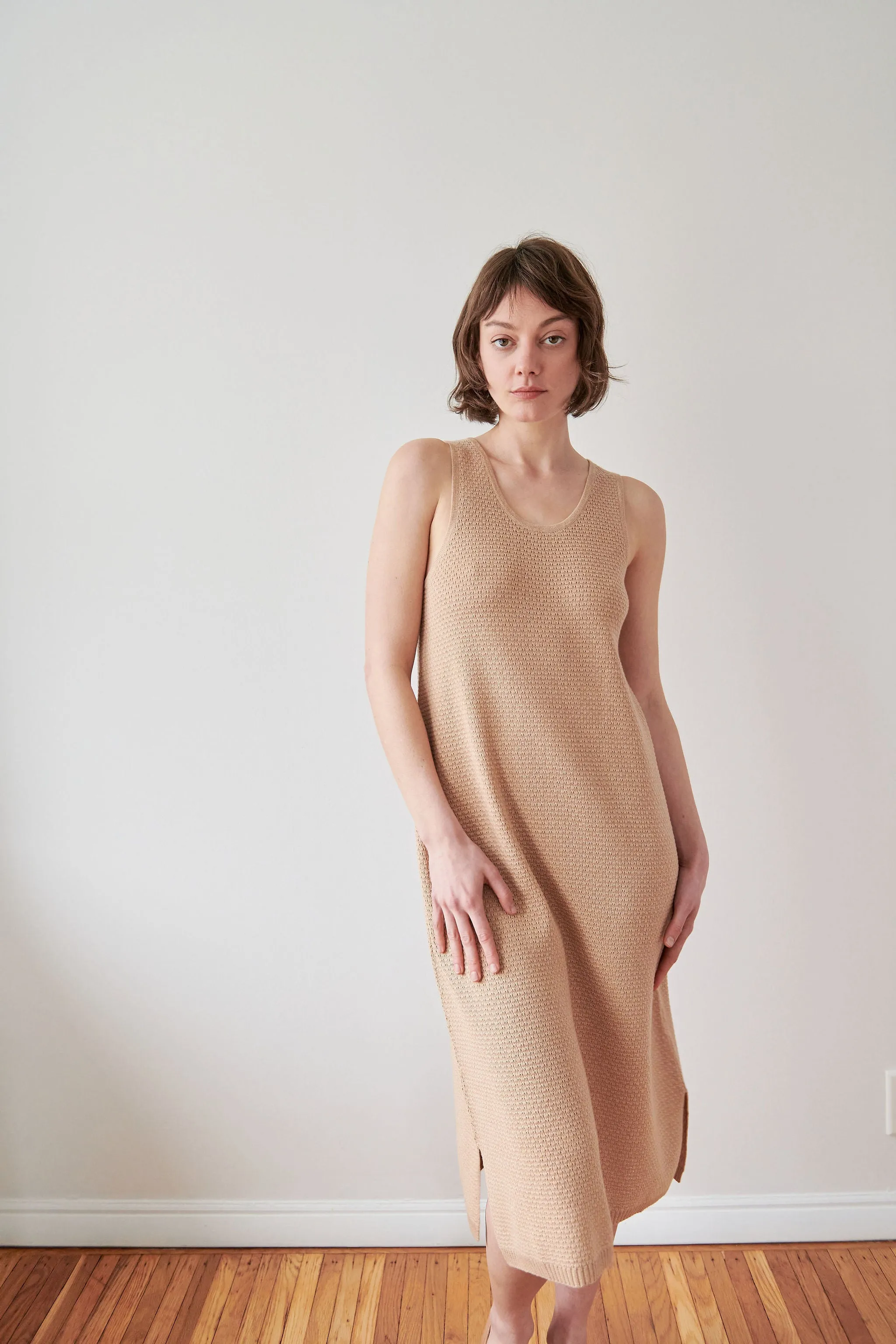 Lace Tank Dress : Sand sold by Wol Hide