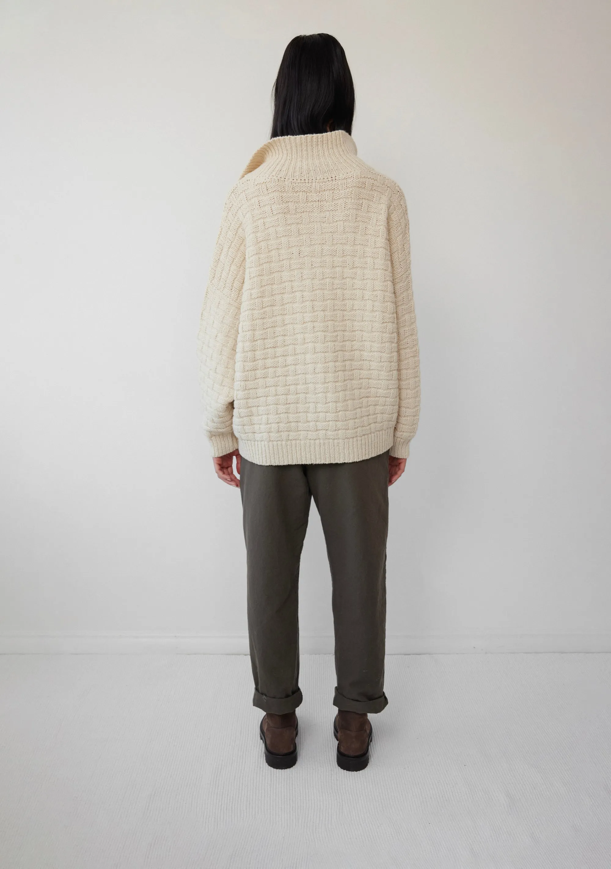 Lattice Popover : Ecru sold by Wol Hide product image thumbnail 4