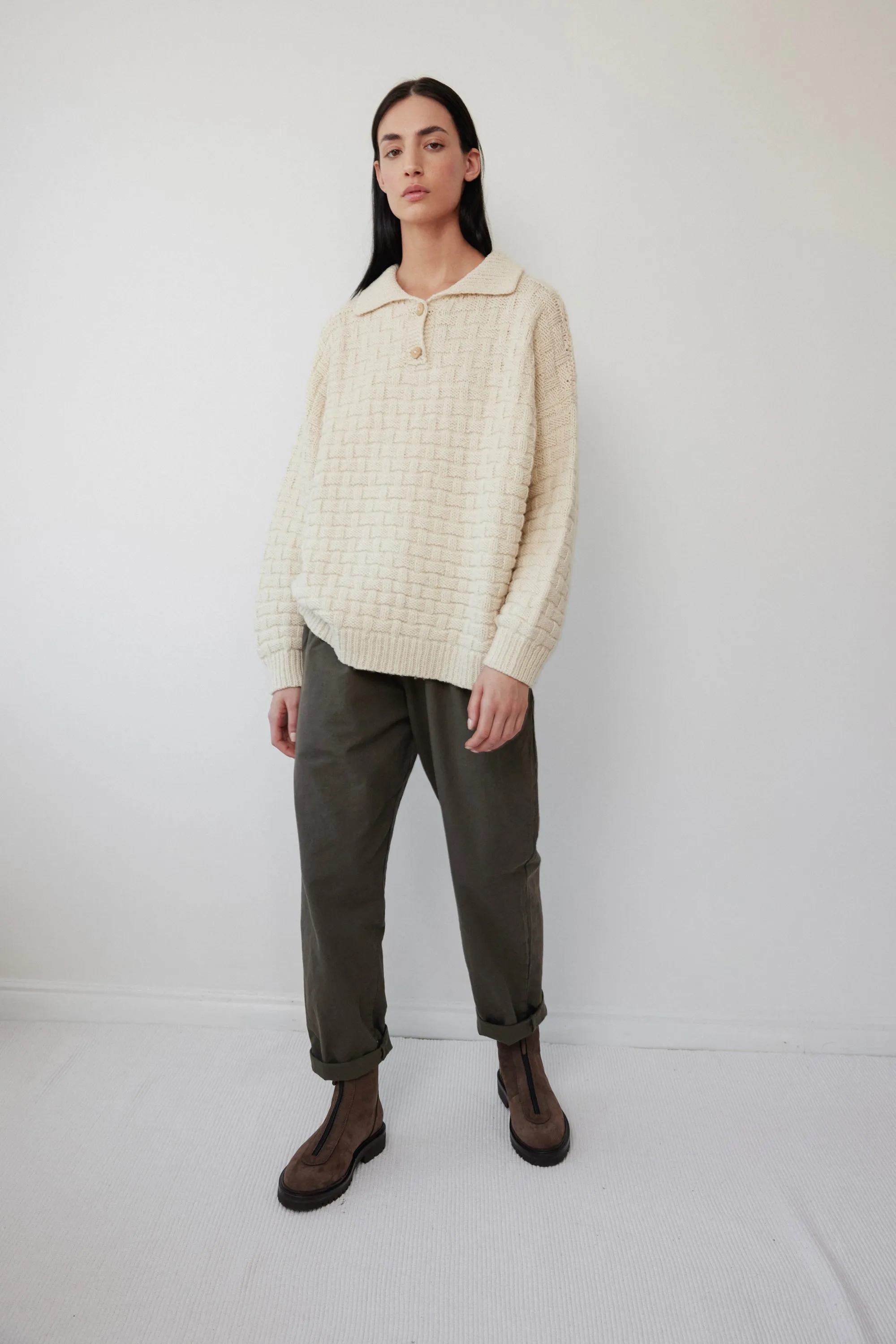 Lattice Popover : Ecru sold by Wol Hide product image thumbnail 3
