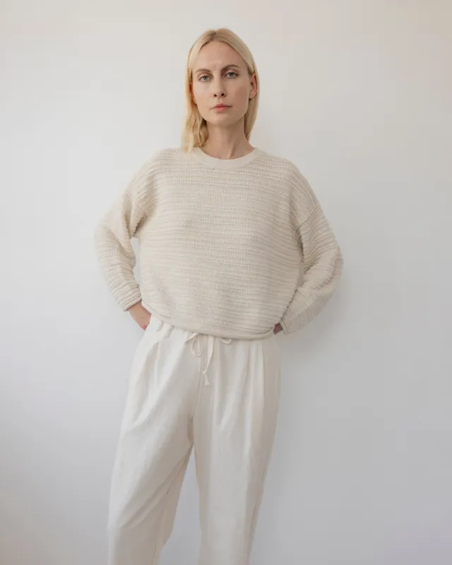 Loose Pullover : Natural sold by Wol Hide