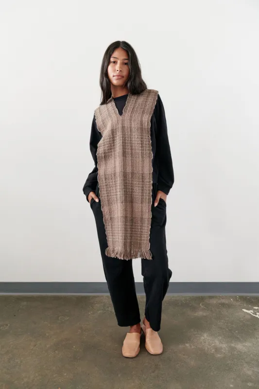 Narrow Woven Poncho :  Loam (Archive Sale) sold by Wol Hide
