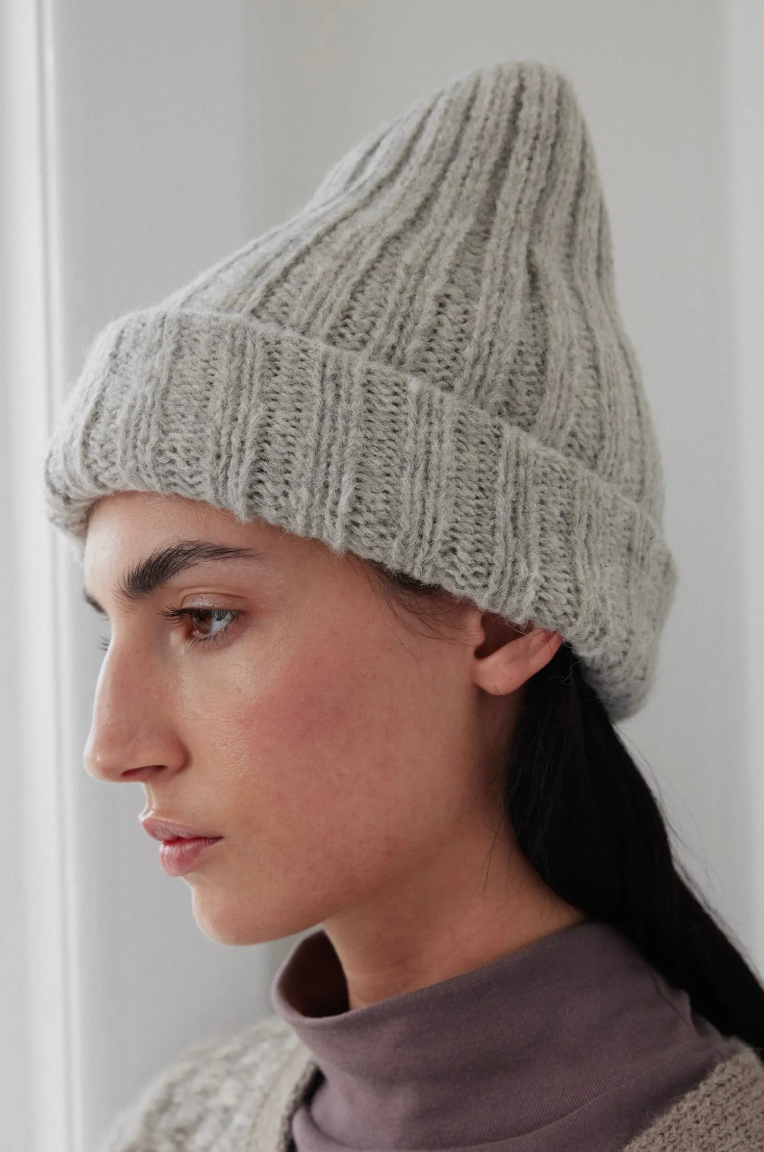 Rib Hat : Heather sold by Wol Hide product image thumbnail 2
