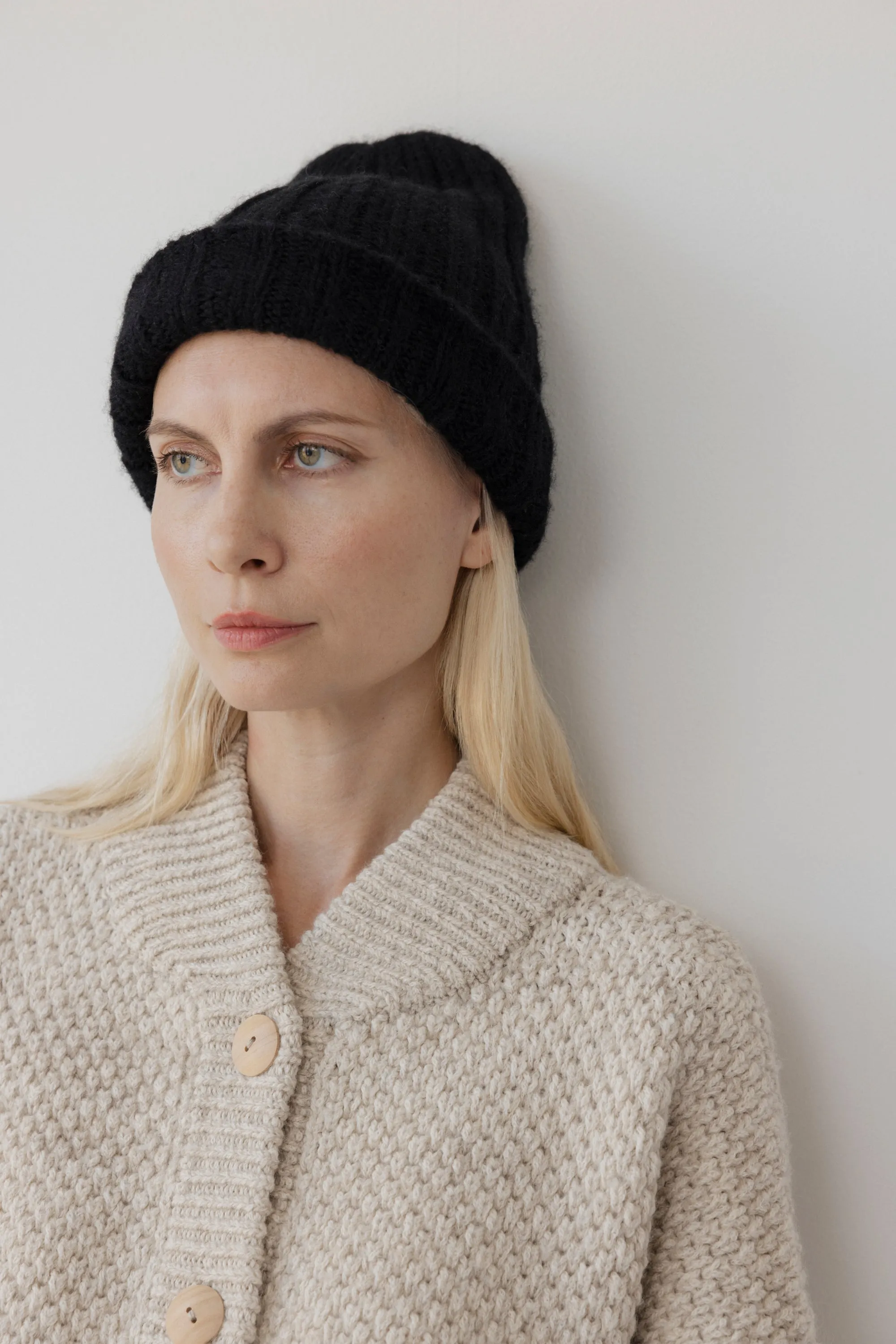 Rib Hat : Onyx sold by Wol Hide