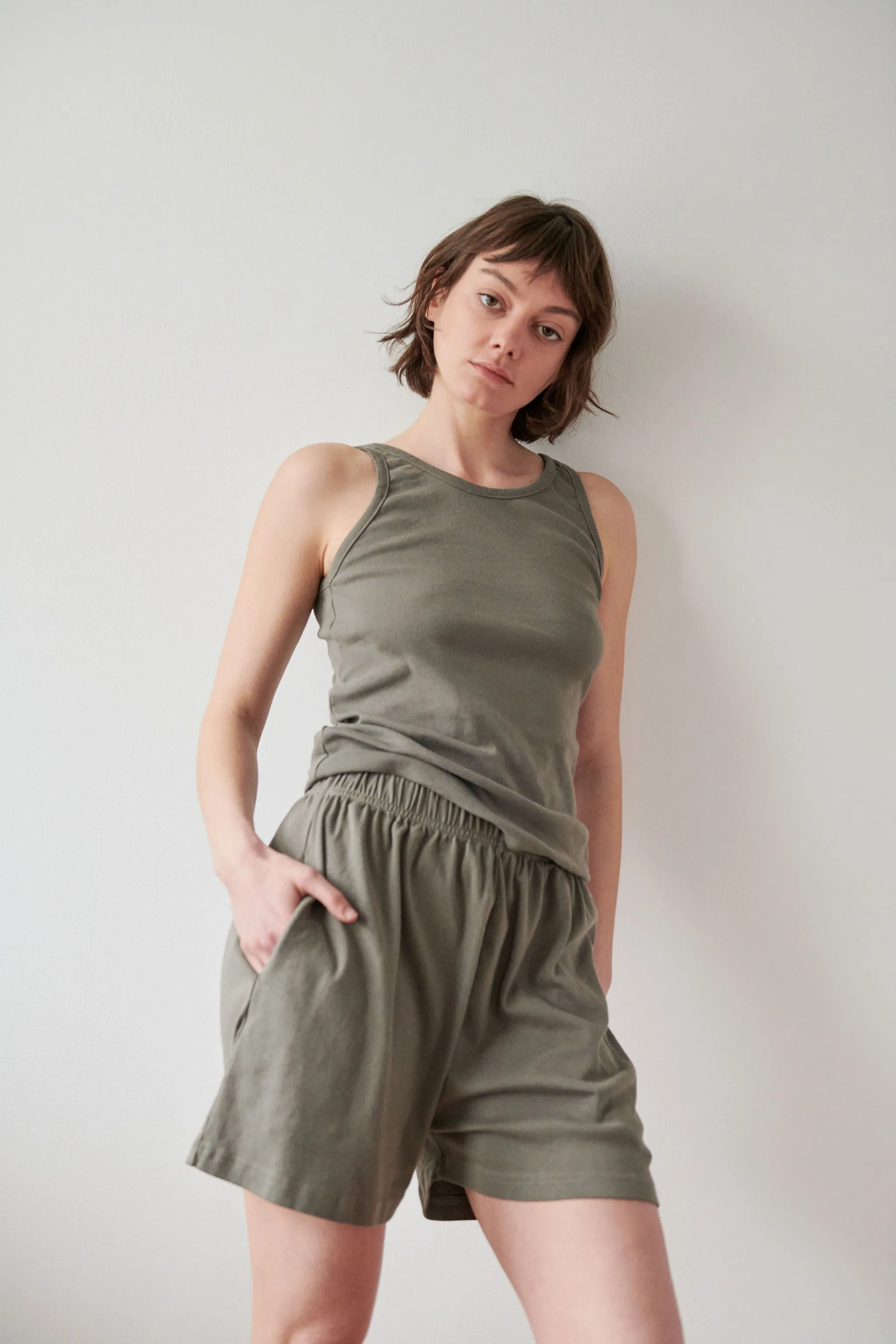 Scoop Back Rib Tank : Fir sold by Wol Hide product image thumbnail 5