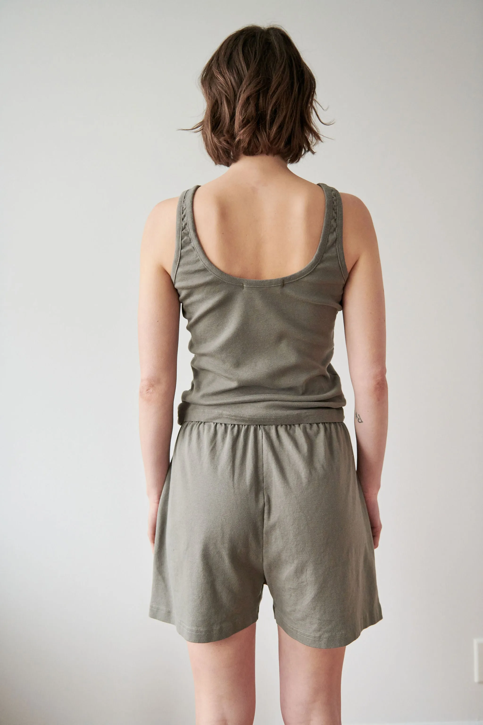 Scoop Back Rib Tank : Fir sold by Wol Hide product image thumbnail 3