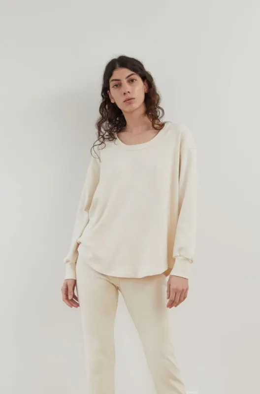 Scoop Neck Thermal : Natural sold by Wol Hide