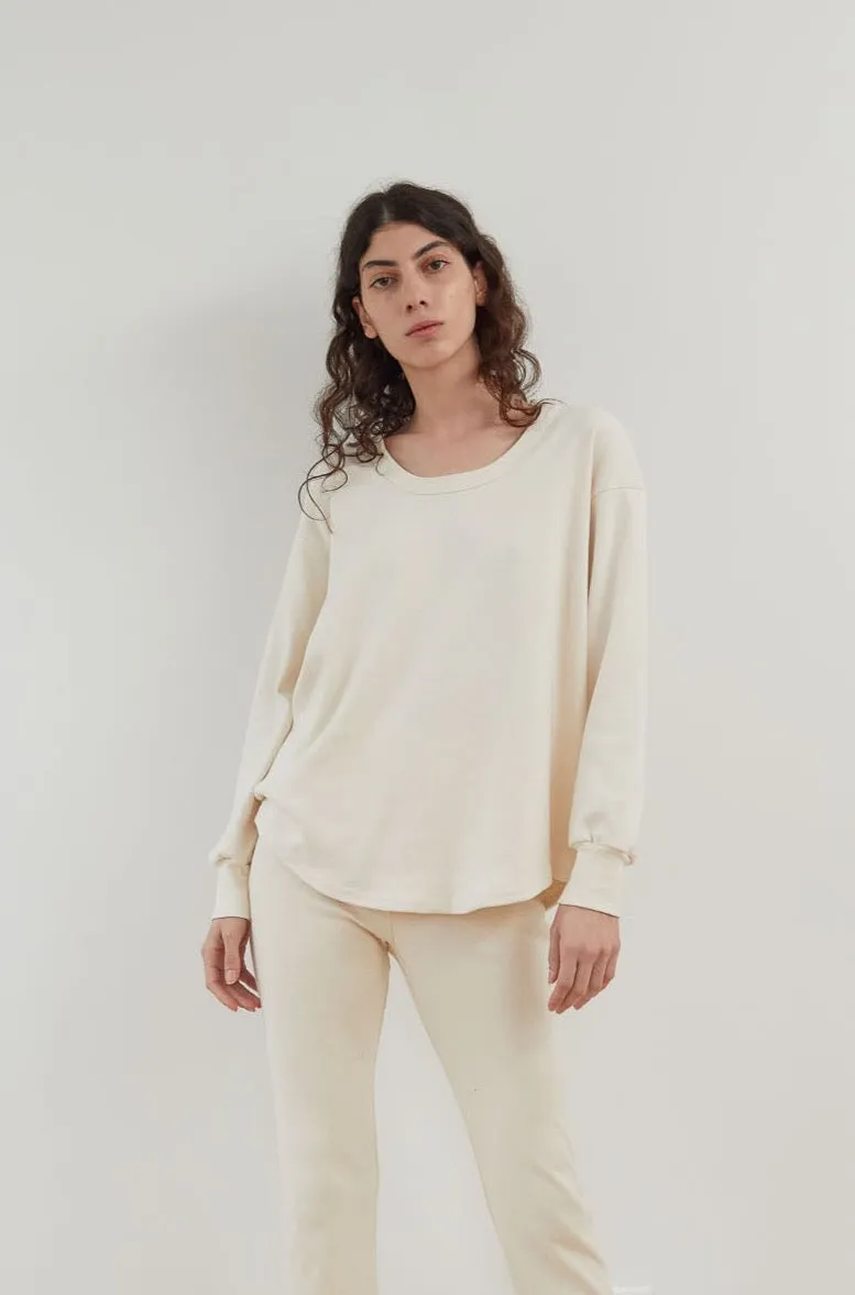 Scoop Neck Thermal : Natural sold by Wol Hide