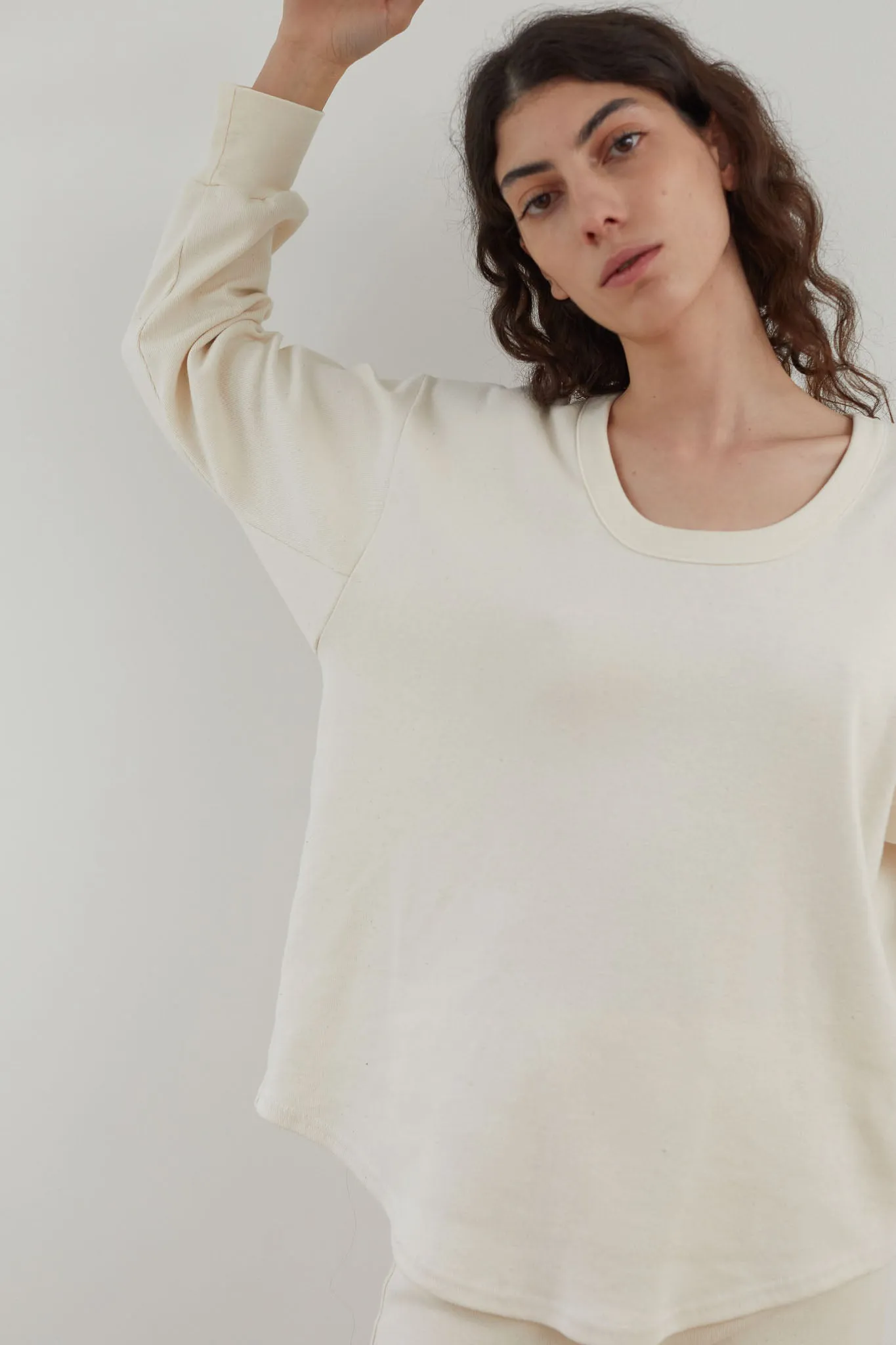 Scoop Neck Thermal : Natural sold by Wol Hide product image thumbnail 5