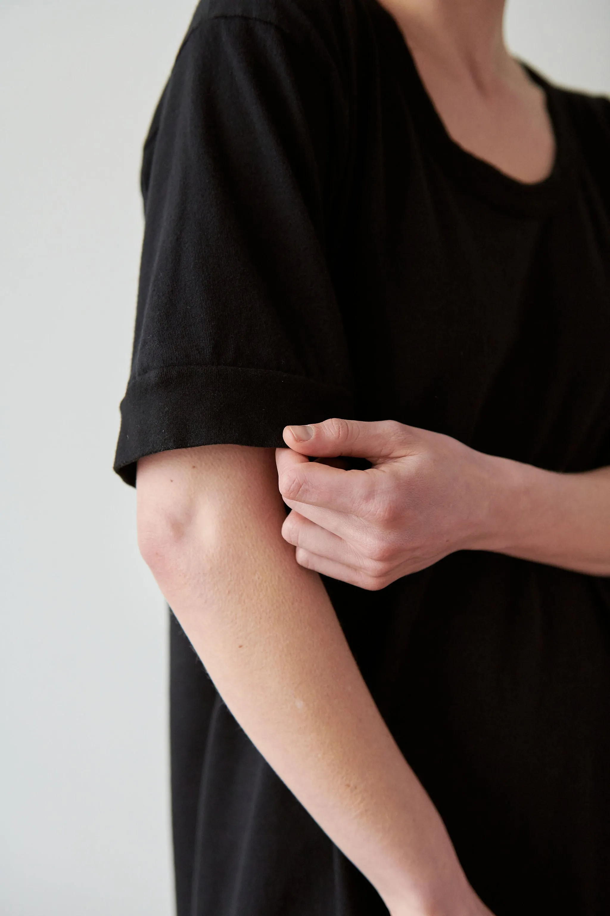 Scoop Tee Dress : Black sold by Wol Hide product image thumbnail 5