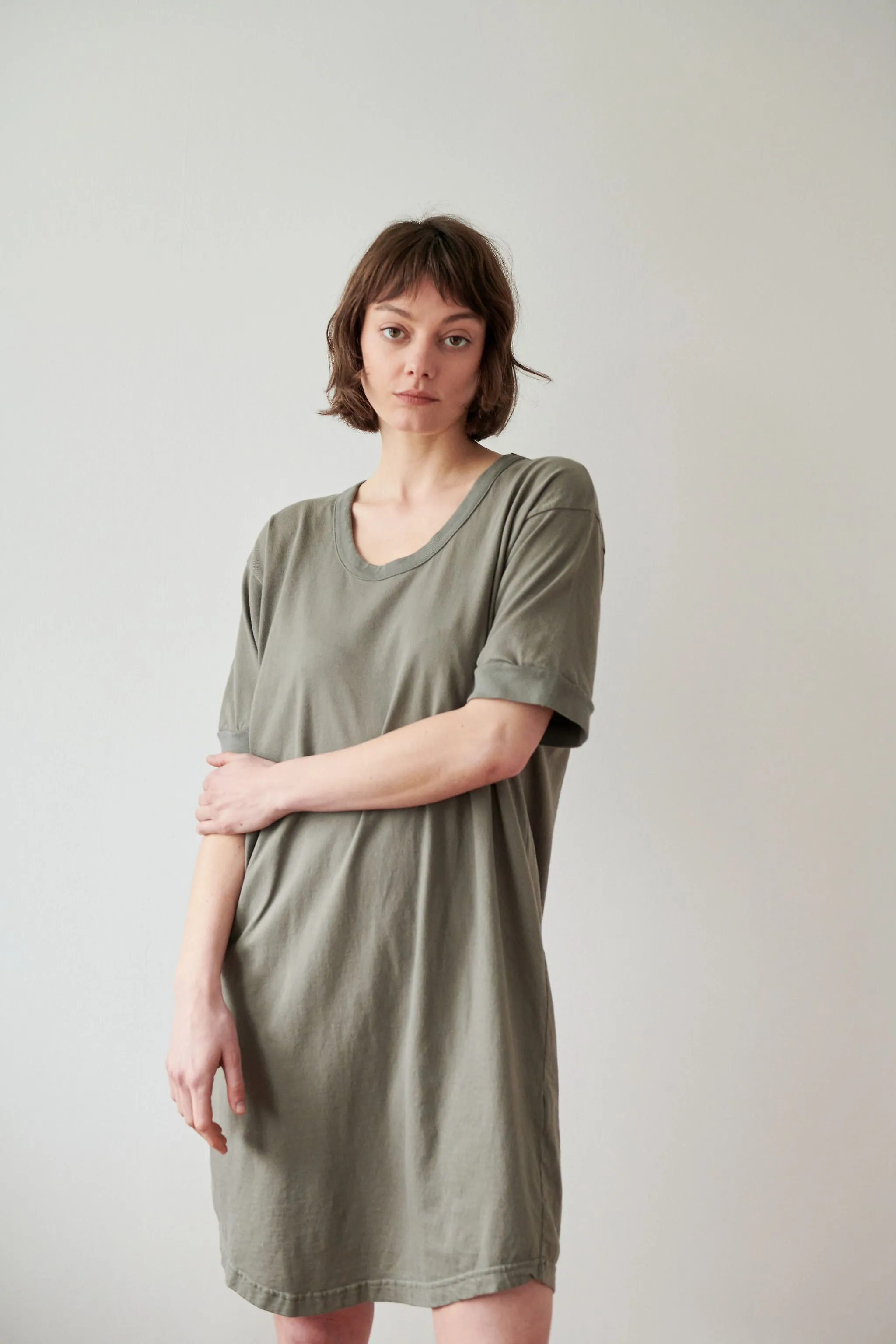 Scoop Tee Dress : Fir sold by Wol Hide