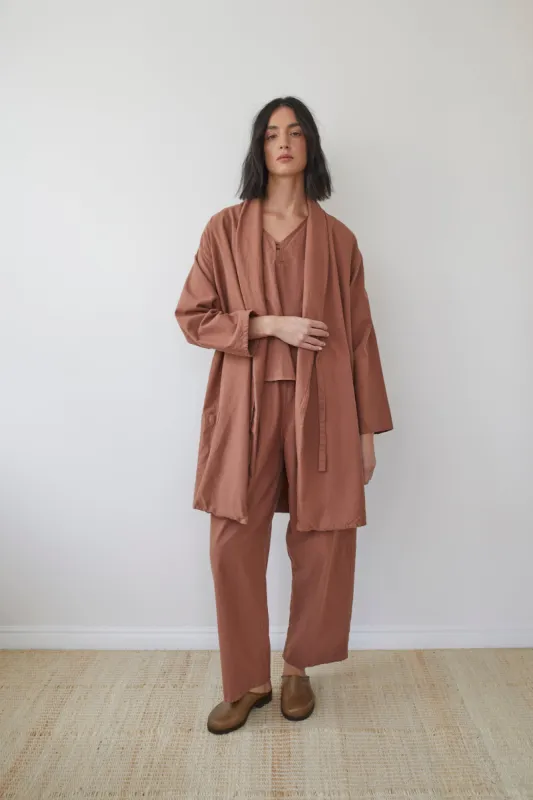 Twill Tie Trench : Clay sold by Wol Hide