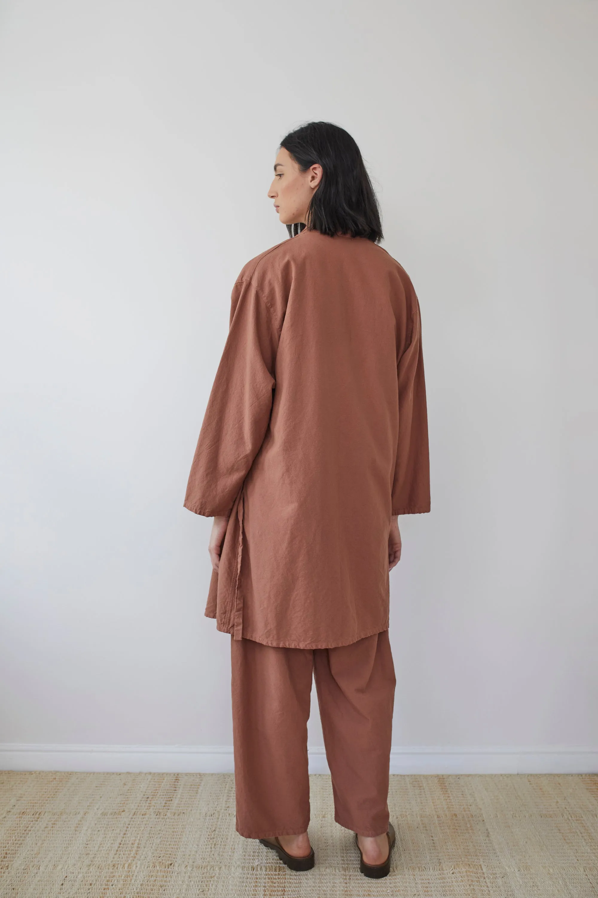 Twill Tie Trench : Clay sold by Wol Hide product image thumbnail 3