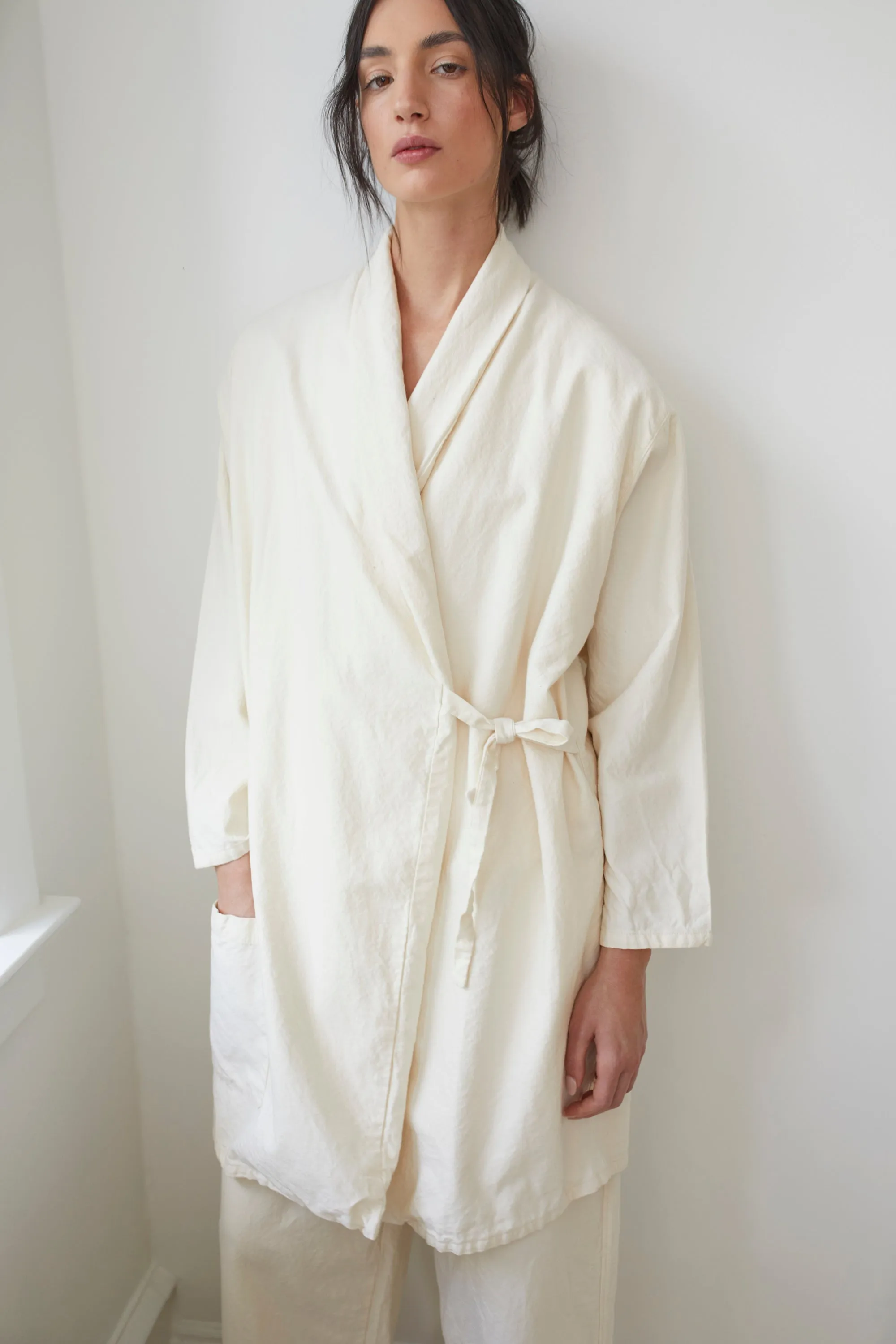 Twill Tie Trench : Natural sold by Wol Hide product image thumbnail 4