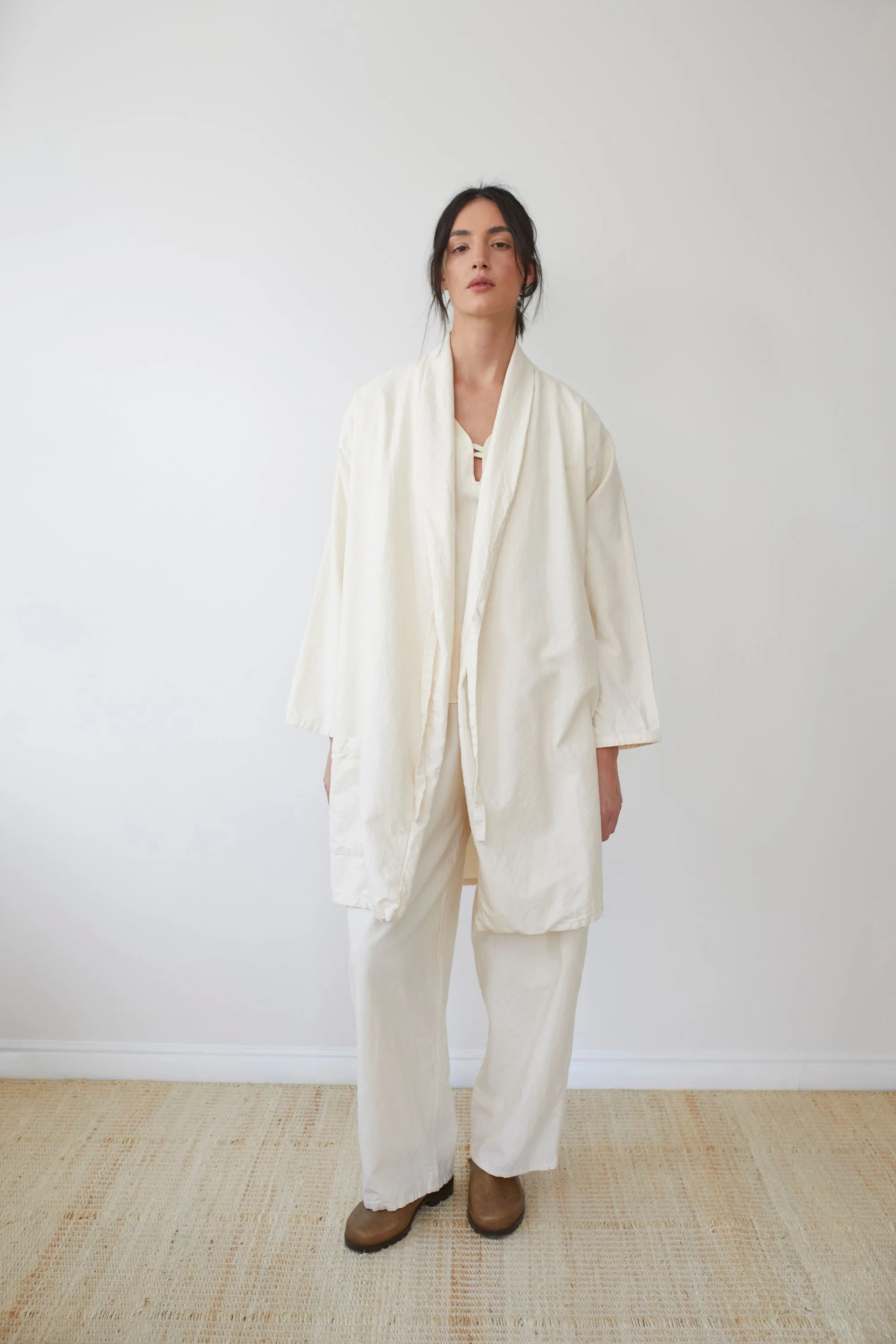 Twill Tie Trench : Natural sold by Wol Hide product image thumbnail 2