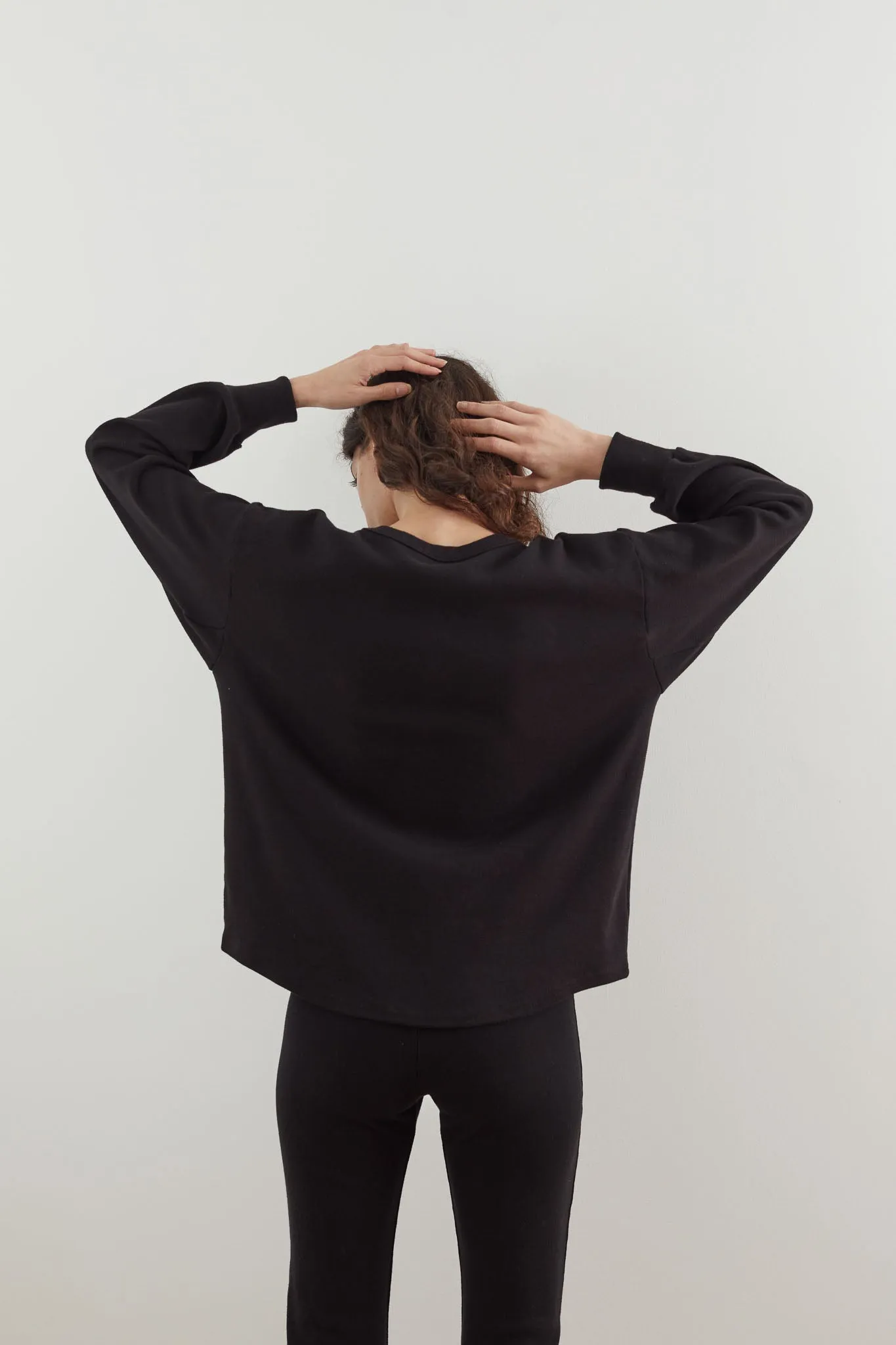 Scoop Neck Thermal : Black (Archive Sale) sold by Wol Hide product image thumbnail 3