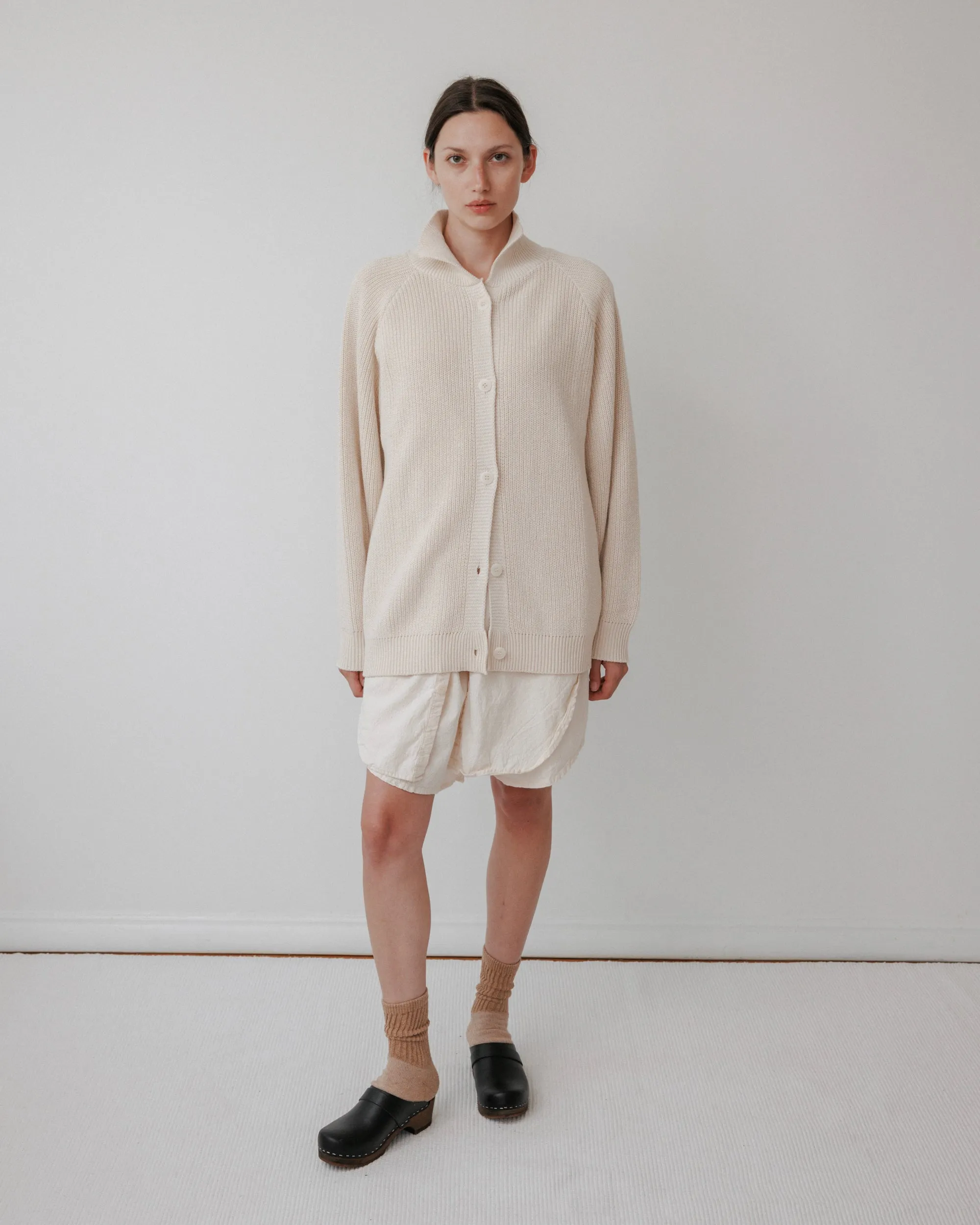 Collar Cardigan : Natural sold by Wol Hide product image thumbnail 4