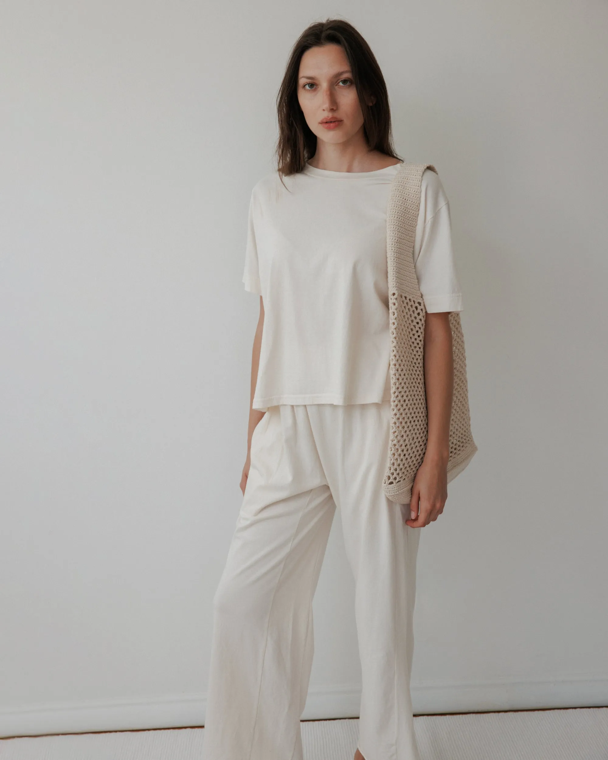 Crochet Tote : Bone sold by Wol Hide product image thumbnail 5