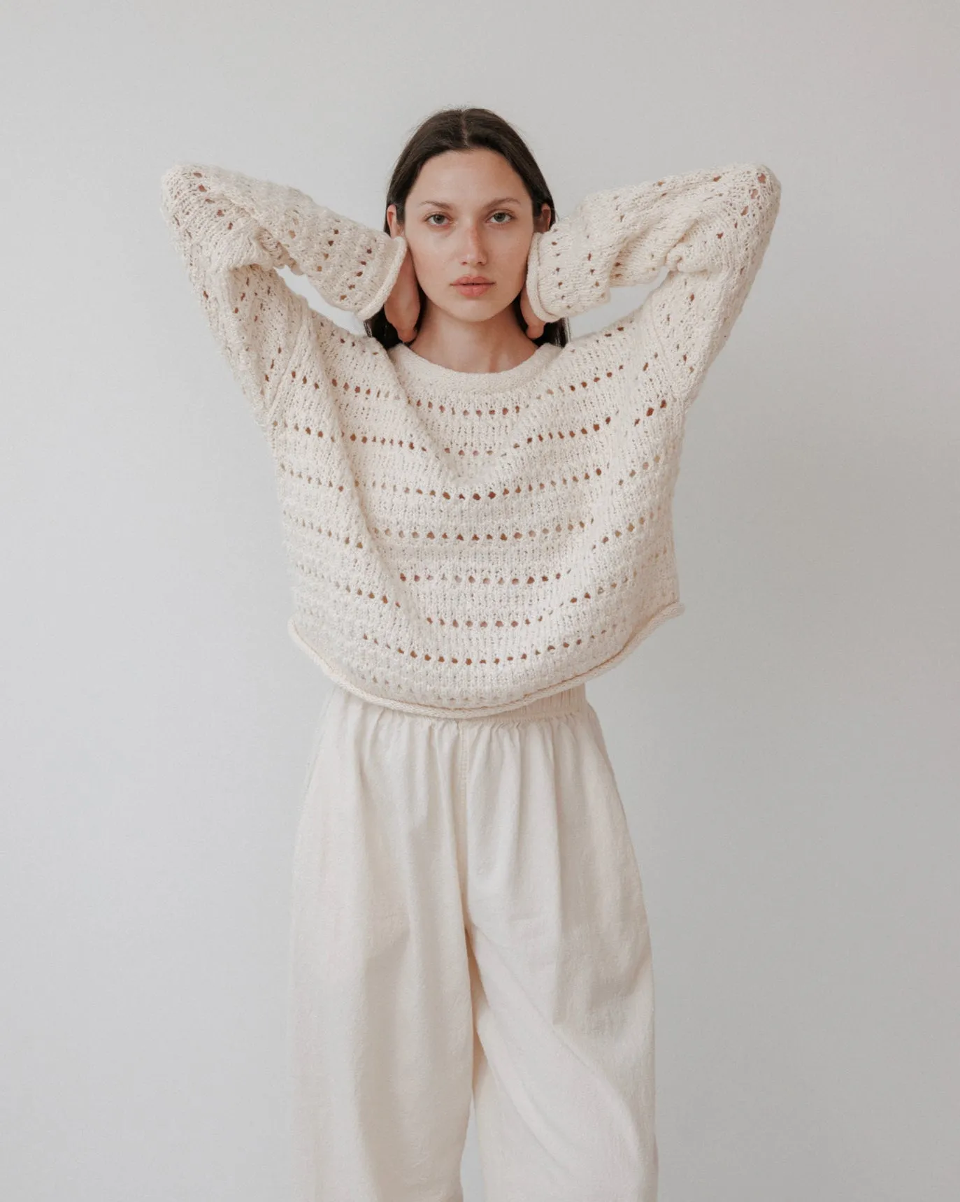 Open Pullover : Natural sold by Wol Hide product image thumbnail 3