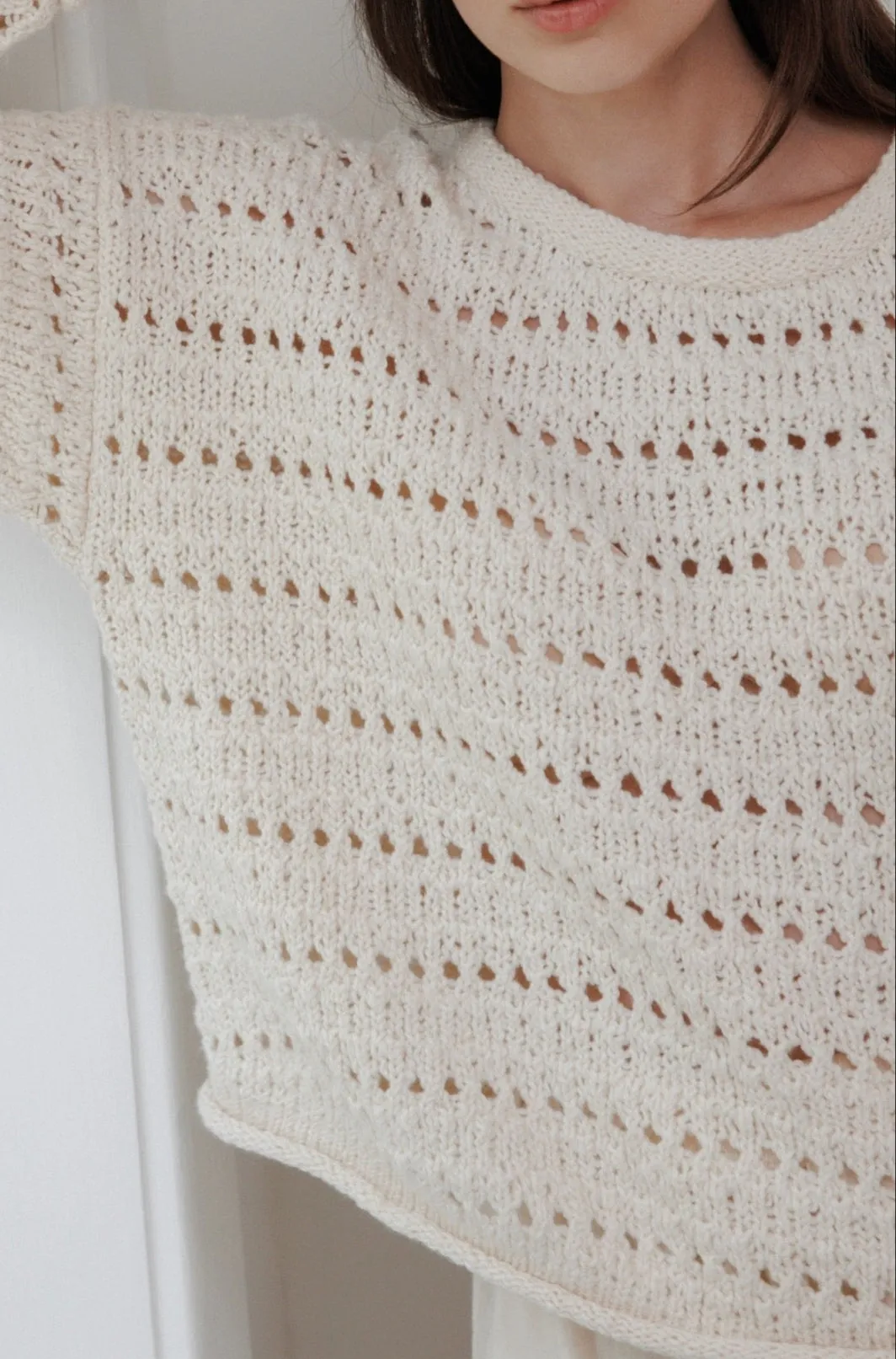 Open Pullover : Natural sold by Wol Hide product image thumbnail 2