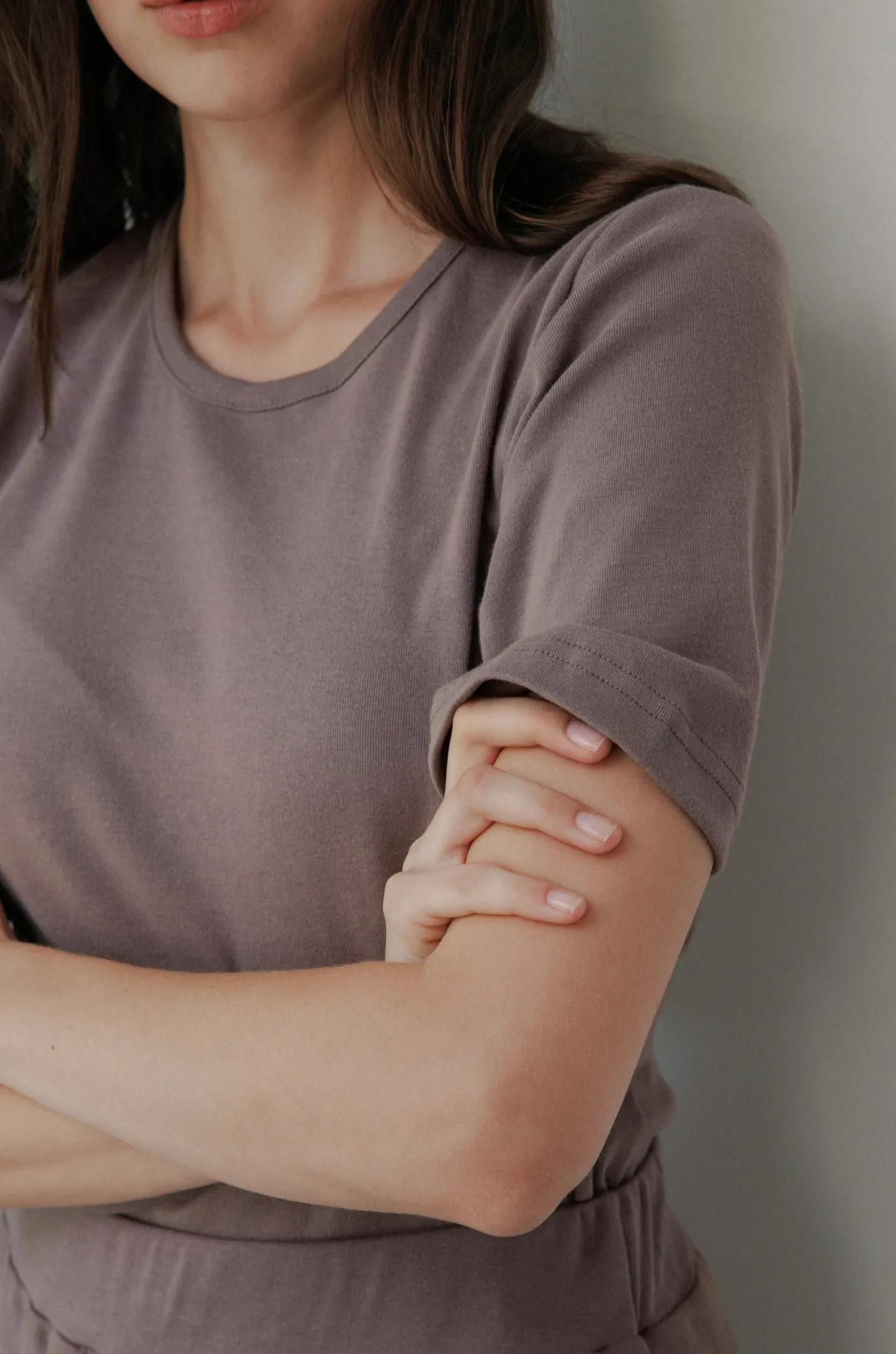 Rib Tee : Mushroom sold by Wol Hide product image thumbnail 2