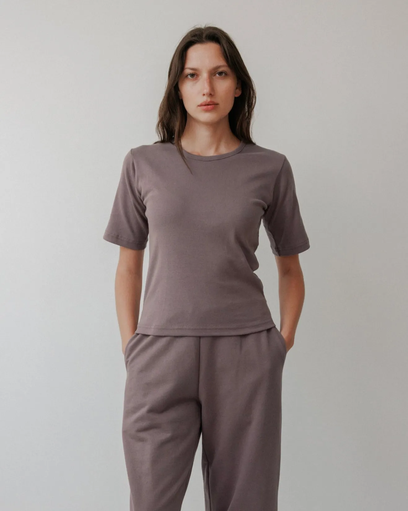 Rib Tee : Mushroom sold by Wol Hide product image thumbnail 3