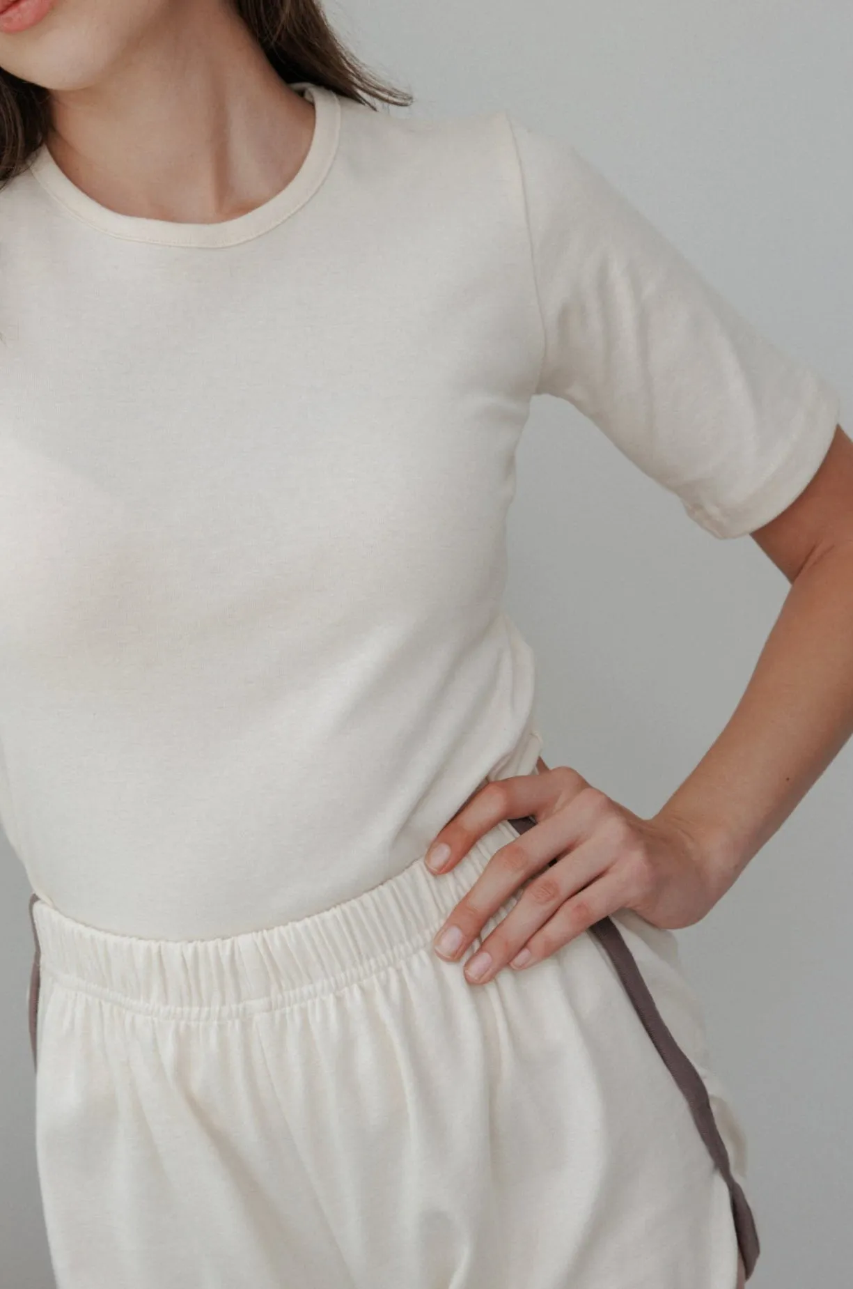 Rib Tee : Natural sold by Wol Hide product image thumbnail 2