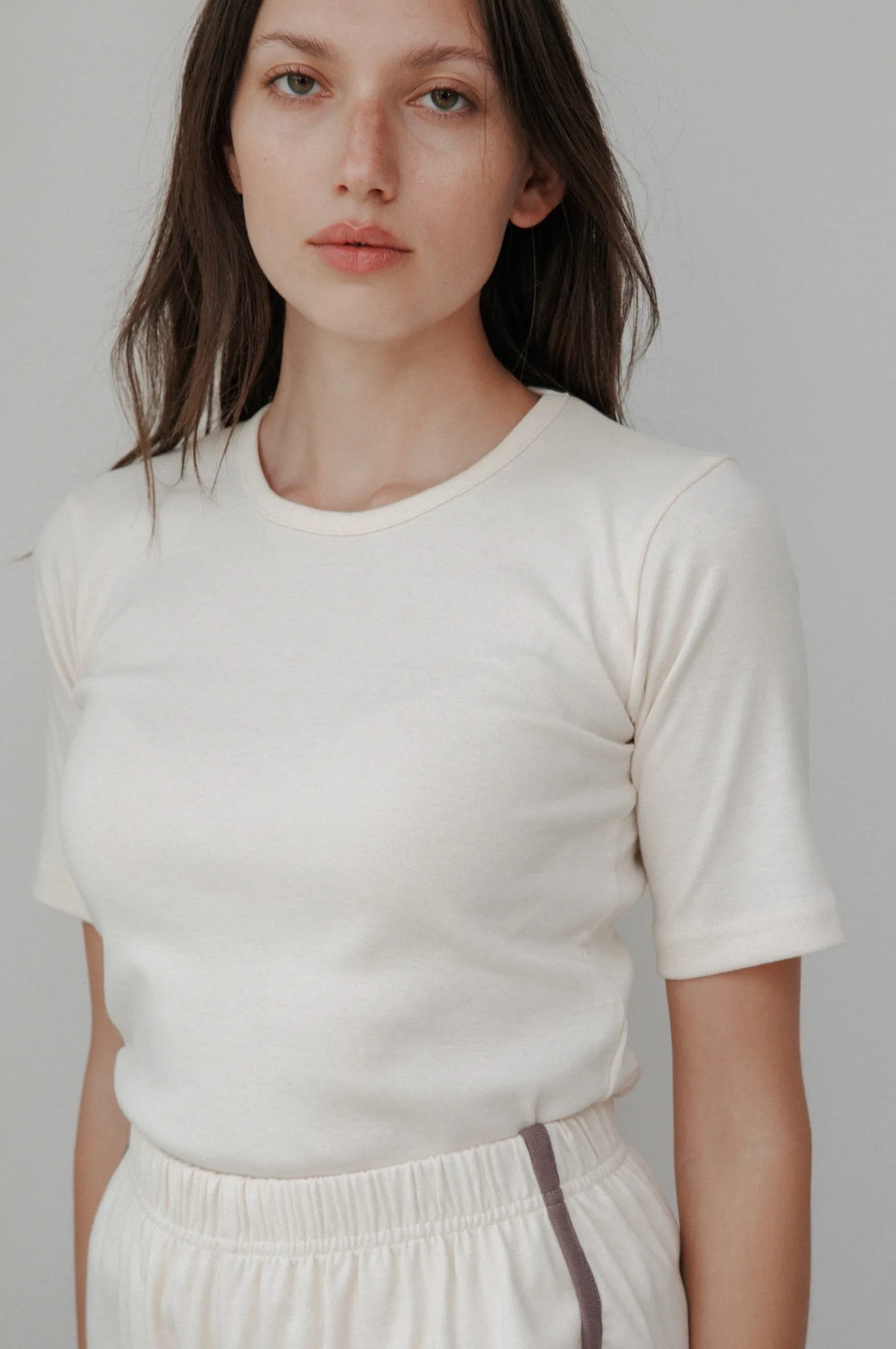 Rib Tee : Natural sold by Wol Hide product image thumbnail 4