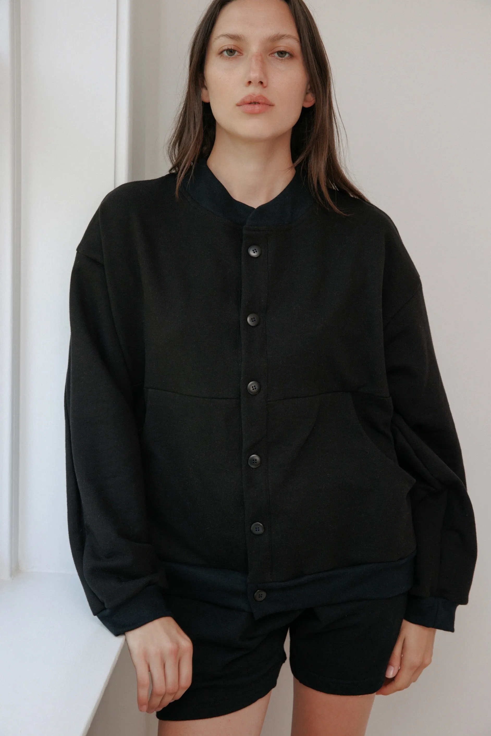 Trainer Jacket : Black sold by Wol Hide