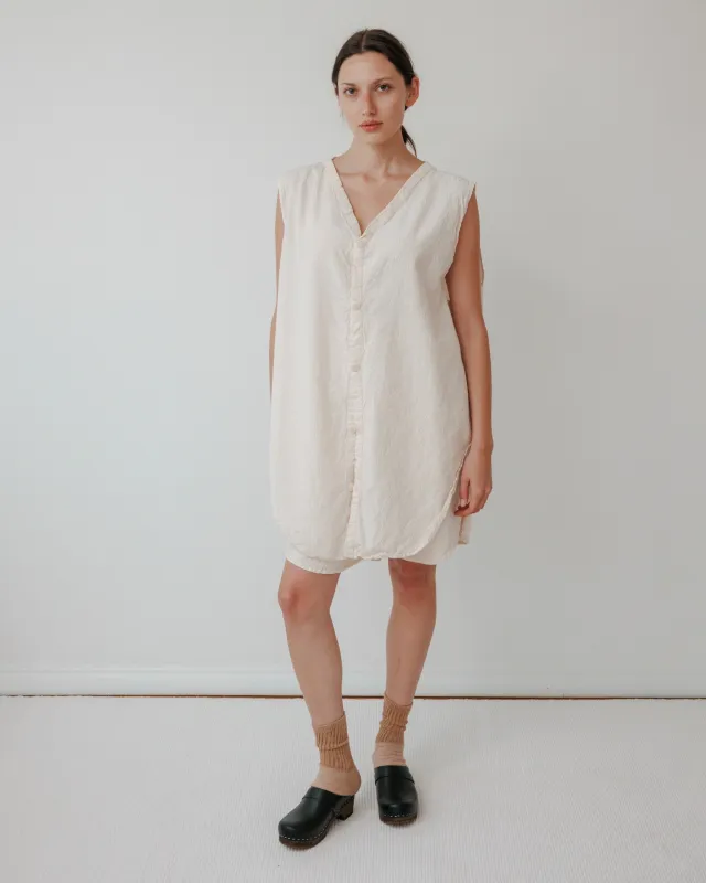 Buttondown Tunic : Natural sold by Wol Hide